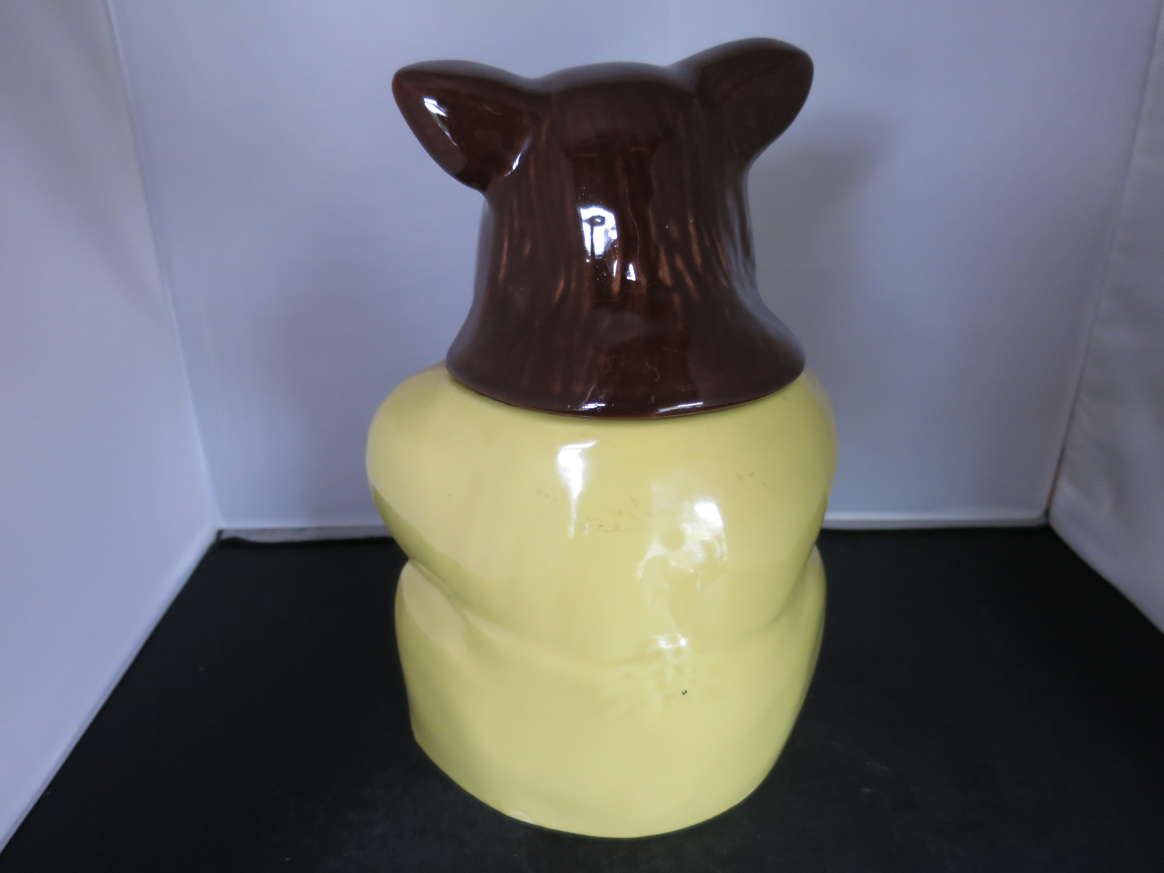 McCoy Brown Bear Cookie Jar HTF circa 1945