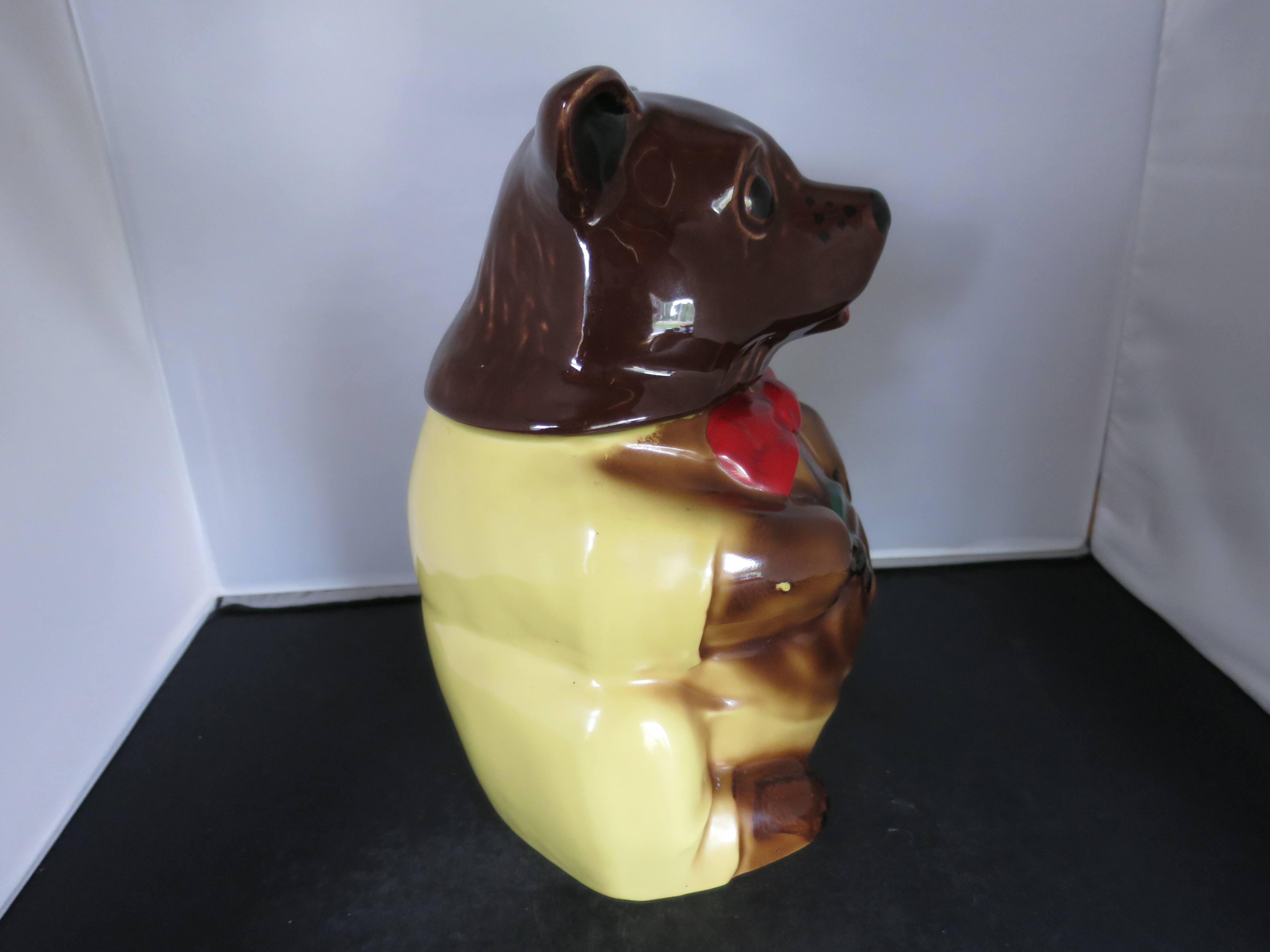 McCoy Brown Bear Cookie Jar HTF circa 1945