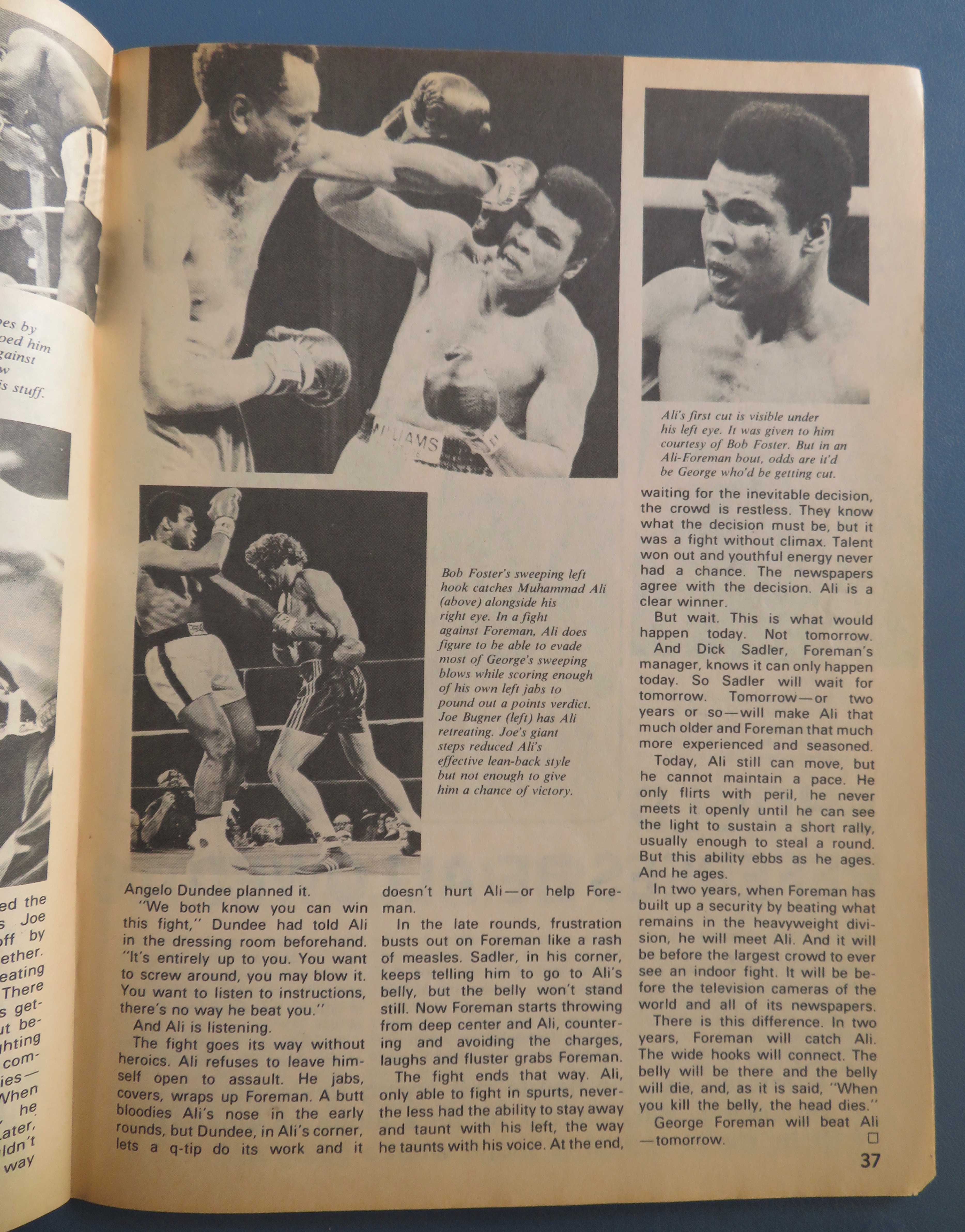 World Boxing Magazine July 1973 Foreman vs Ali
