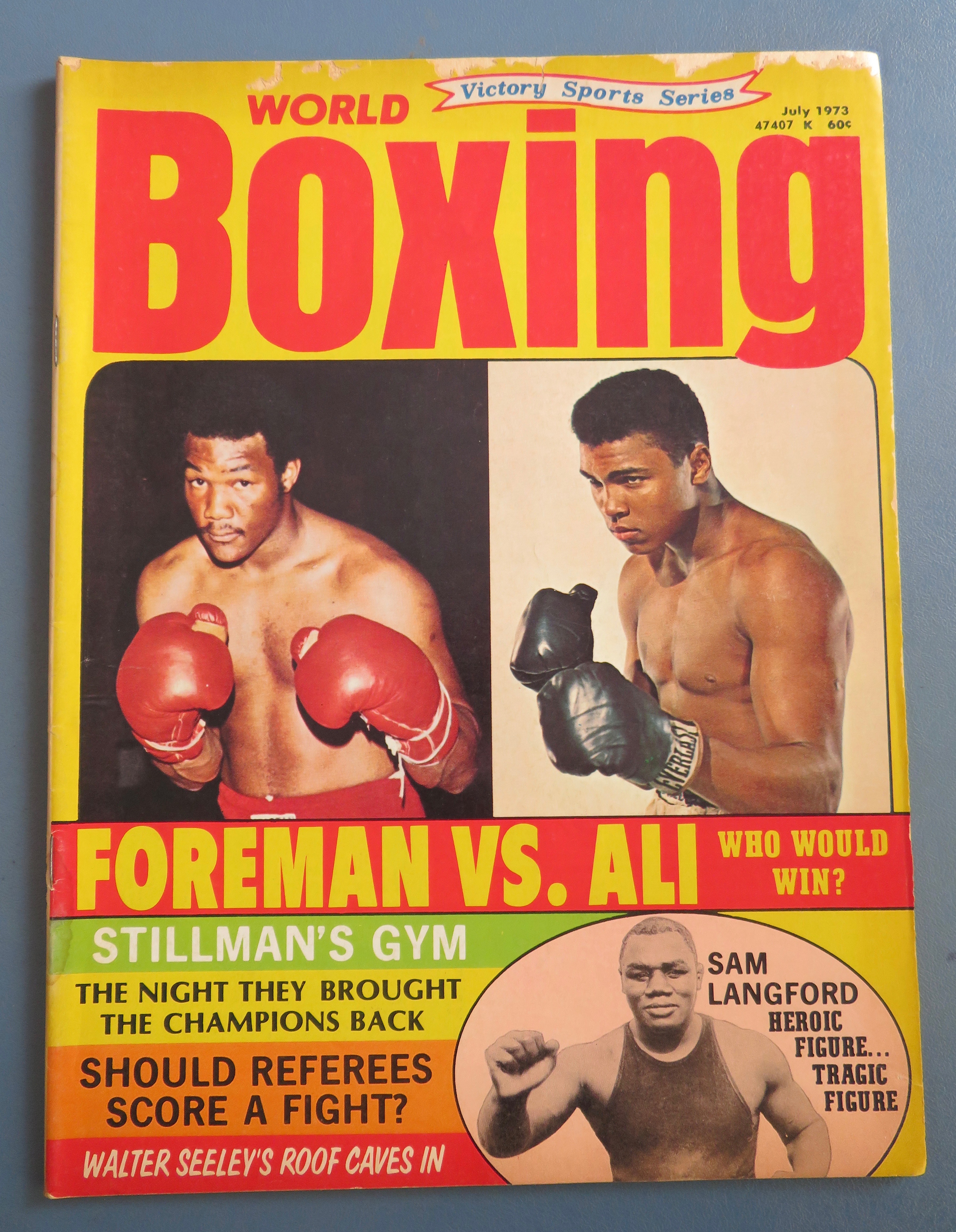 World Boxing Magazine July 1973 Foreman vs Ali