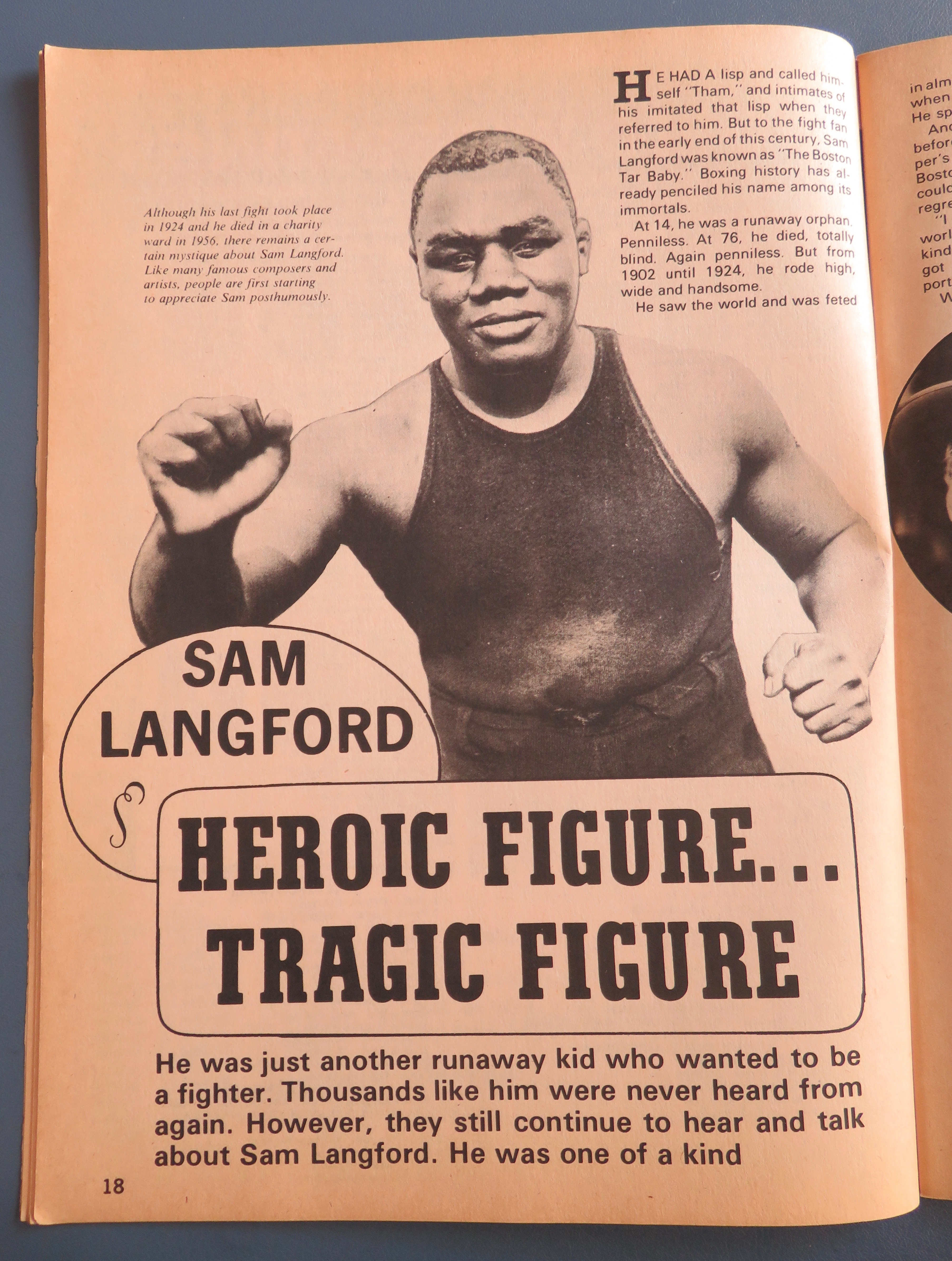 World Boxing Magazine July 1973 Foreman vs Ali