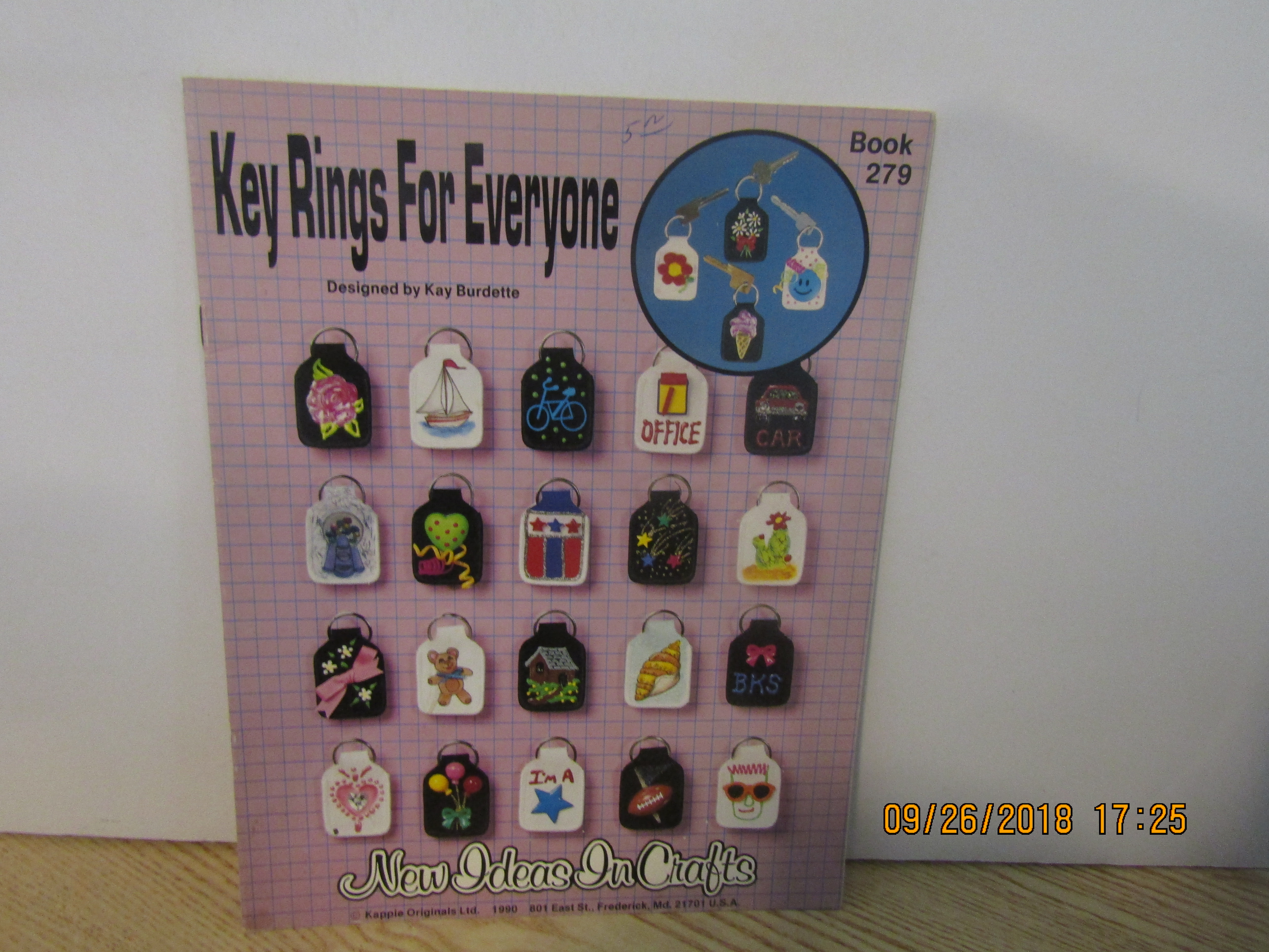 Kappie Originals Paint Book Key Rings For Everyone #279