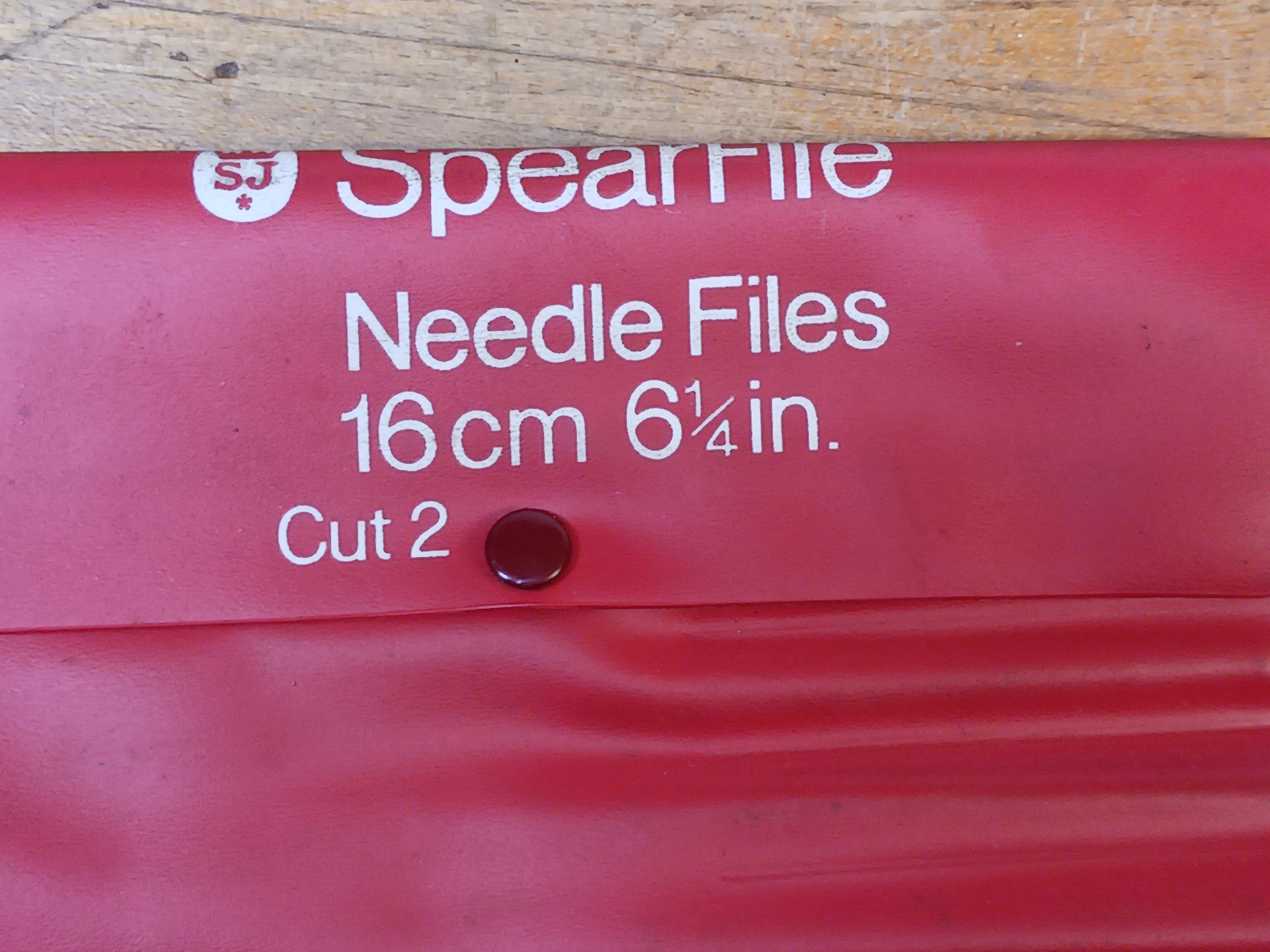 SJ Spearfile Needle Files 16cm 6 1/4 inch Cut 2