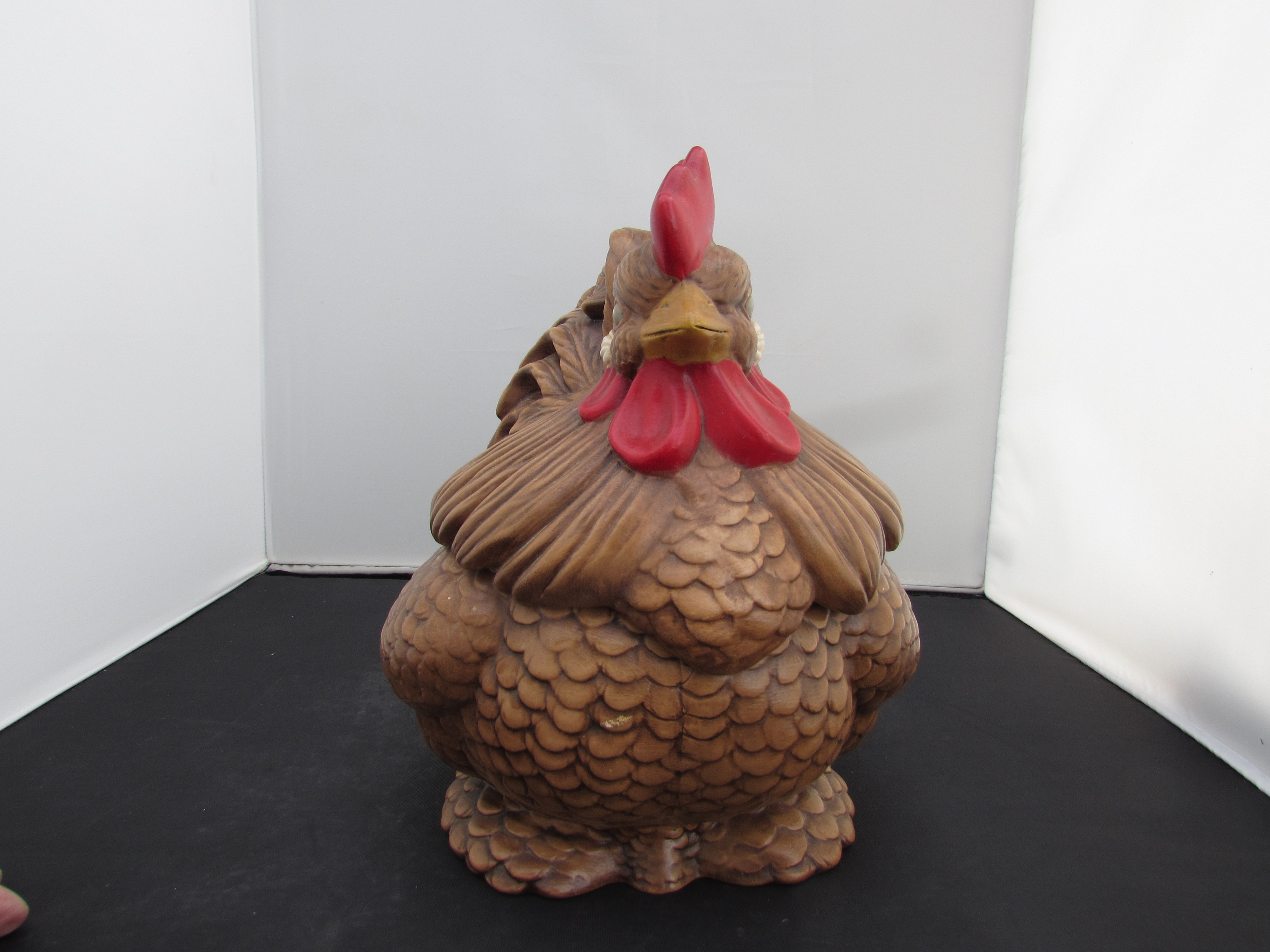 Chicken Cookie Jar Atlantic Mold Vintage circa 1970s