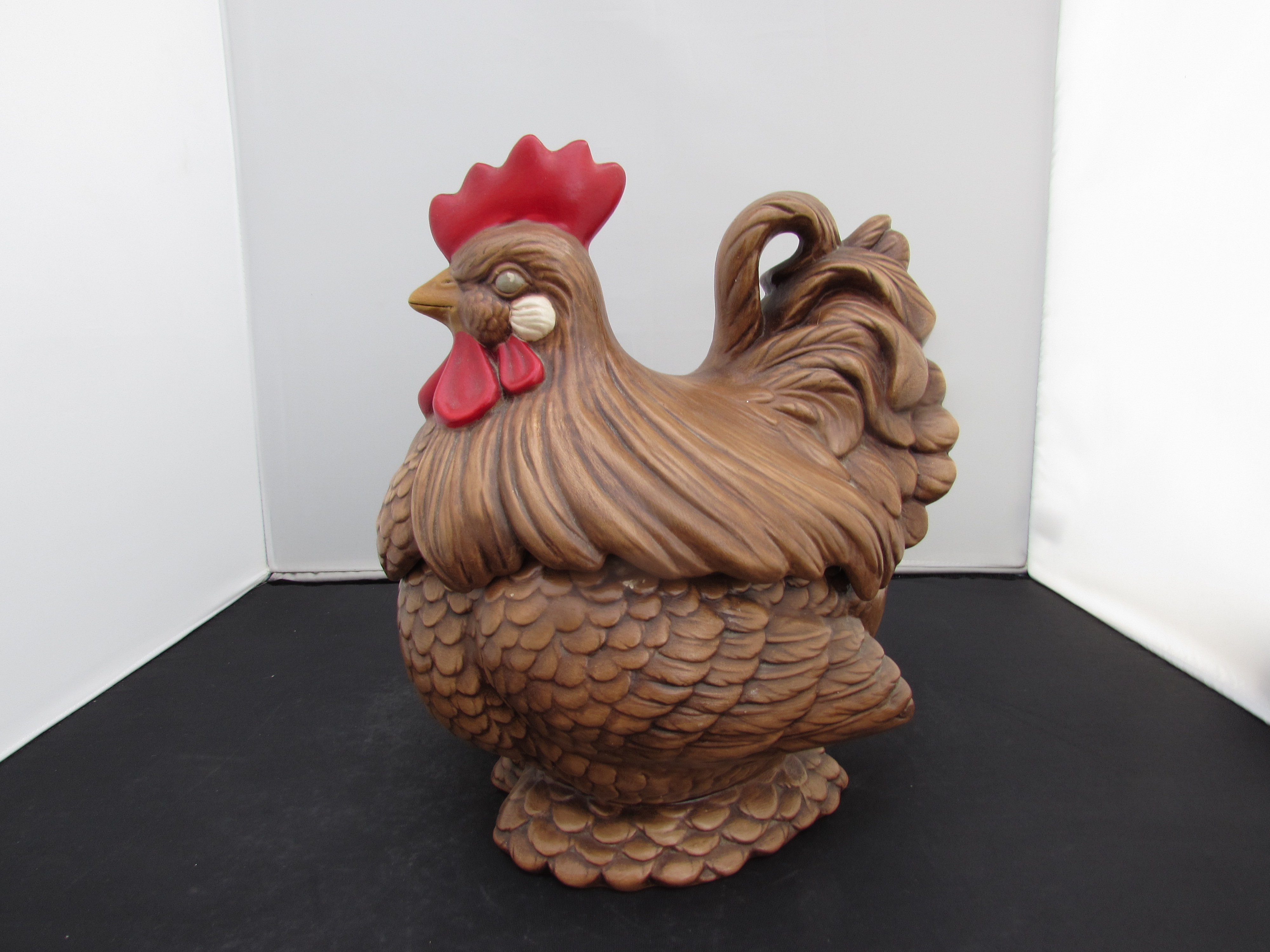 Chicken Cookie Jar Atlantic Mold Vintage circa 1970s