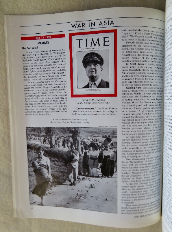 Time Magazine 1999 1950: The Year In Review: American G I