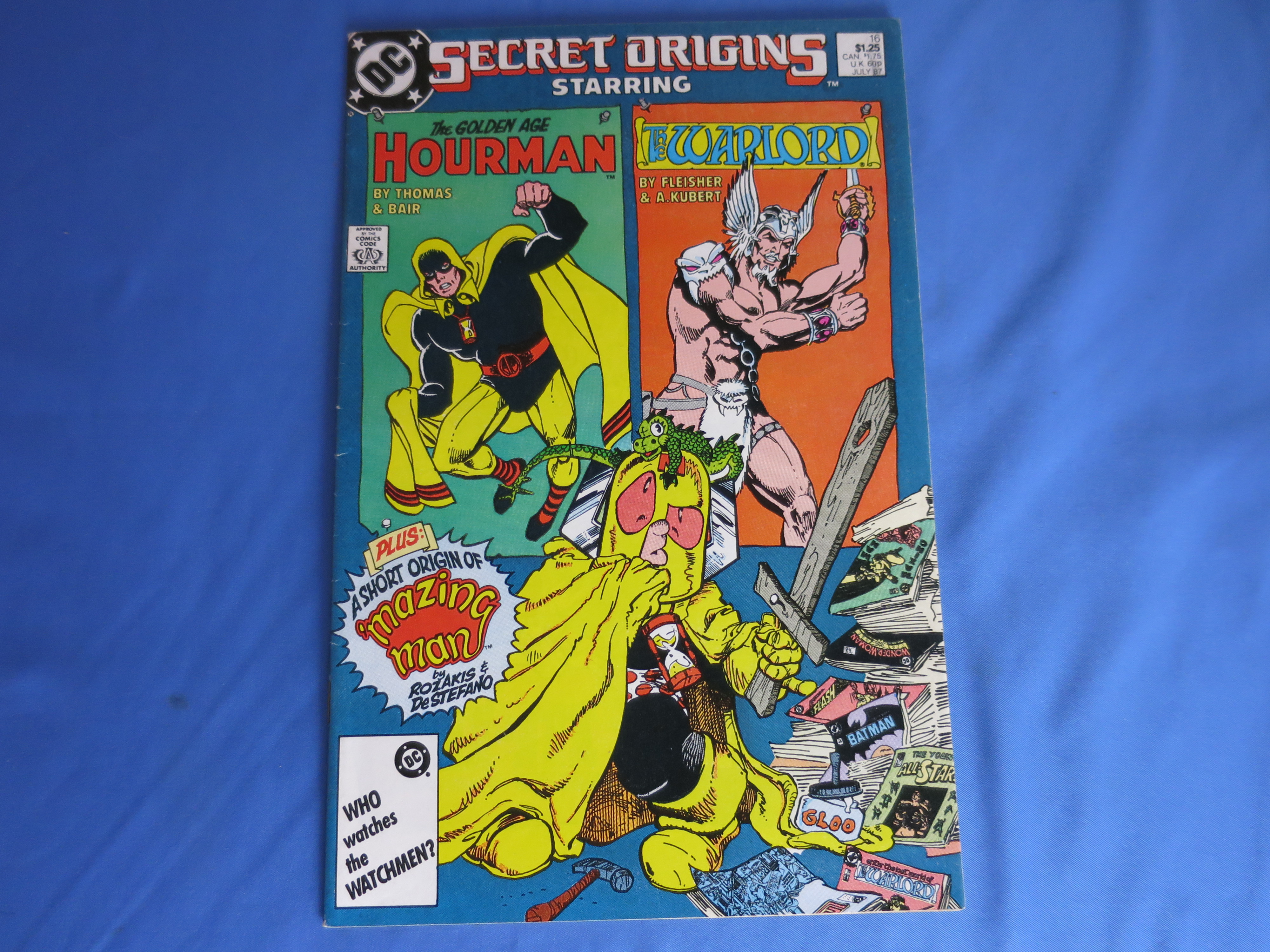 Secret Origins starring Hourman Warlord Comic 16 1987
