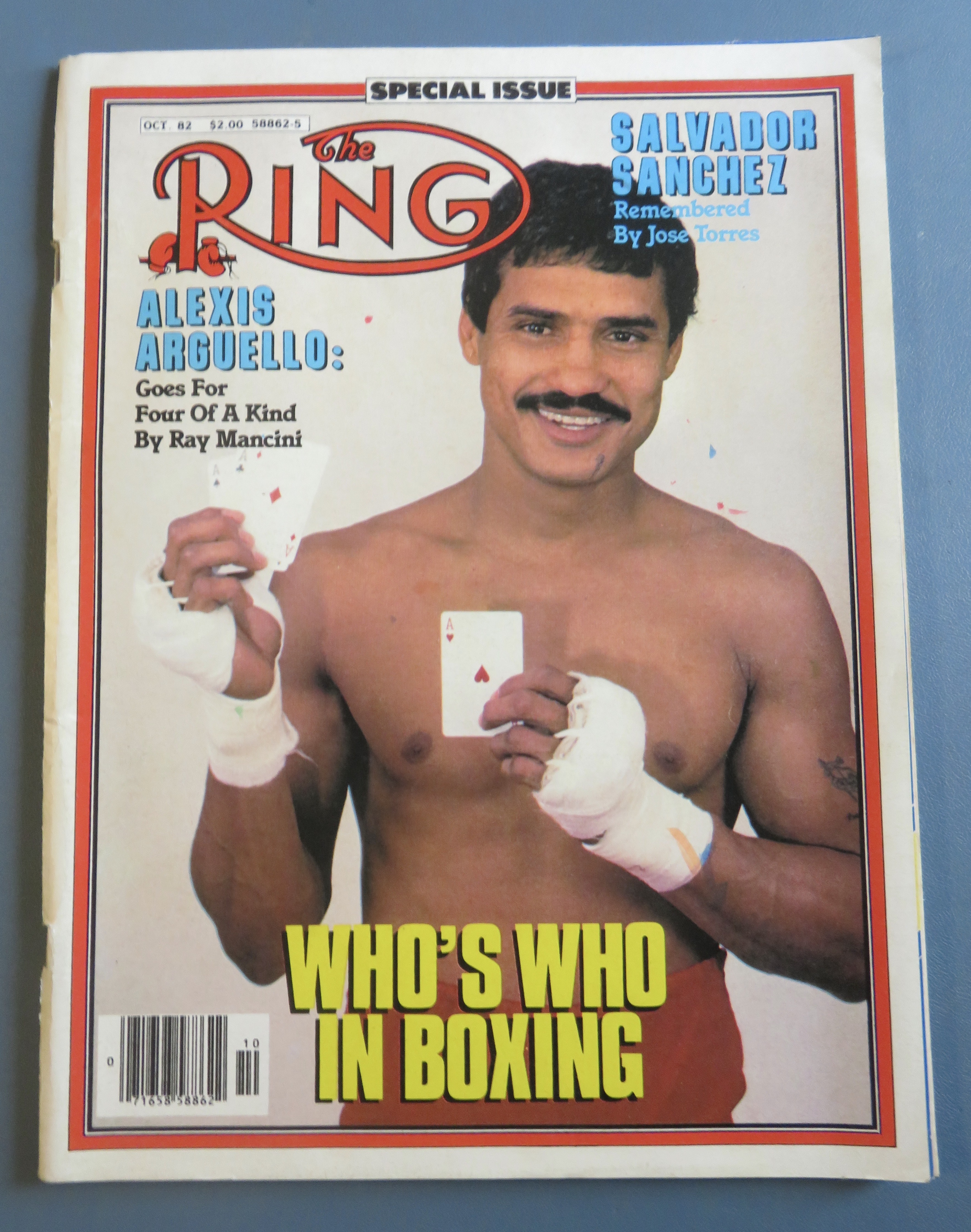 The Ring Magazine October 1982 Alexis Arguello