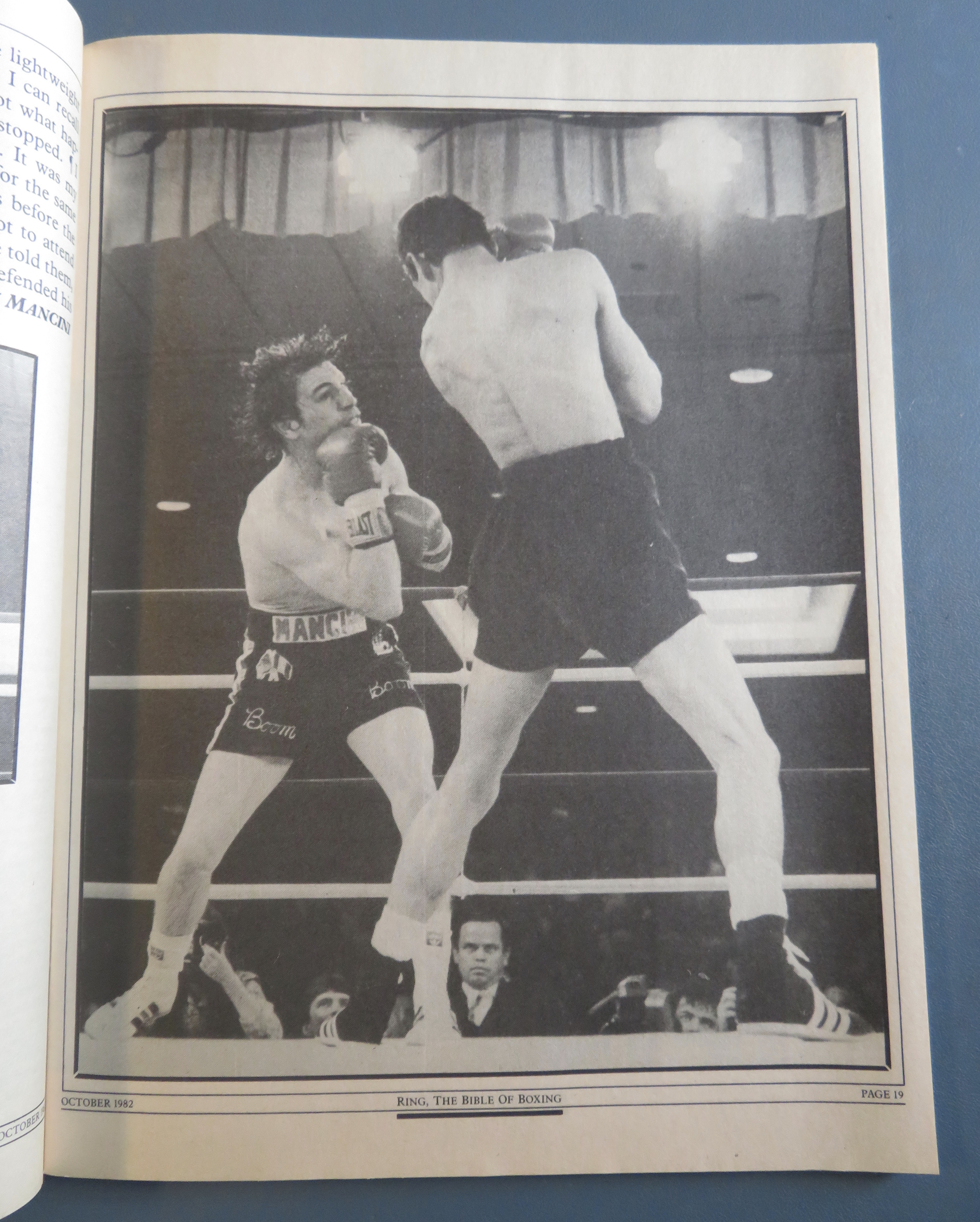 The Ring Magazine October 1982 Alexis Arguello