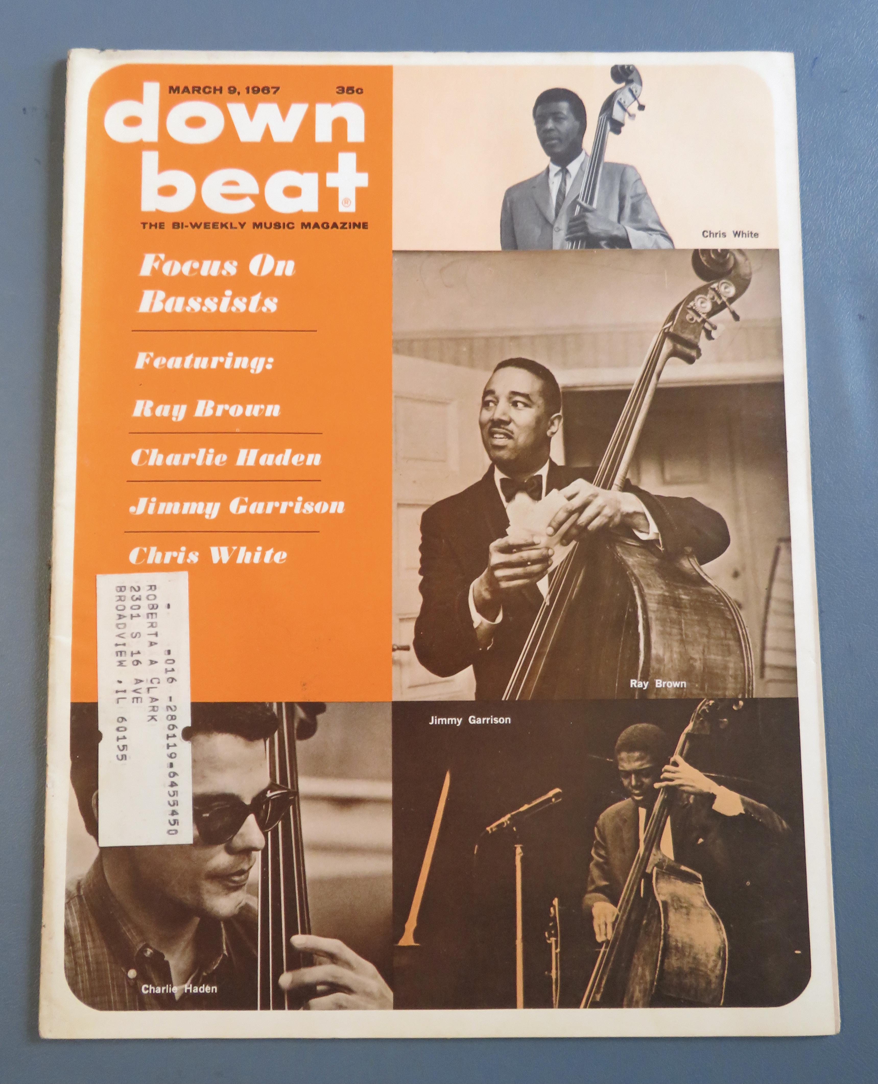 Downbeat Magazine March 9, 1967 Bassists