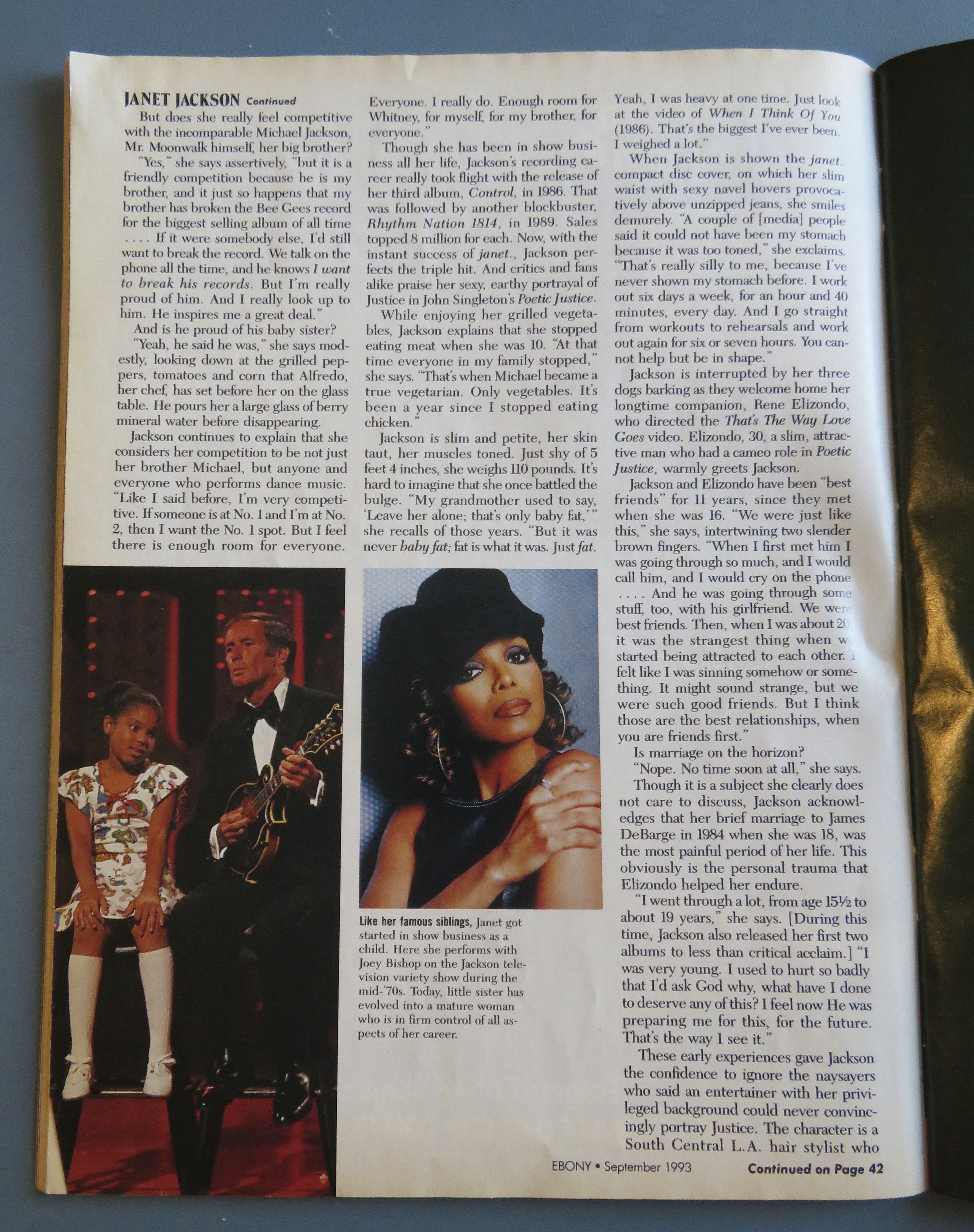 Ebony Magazine September 1993 Janet jackson