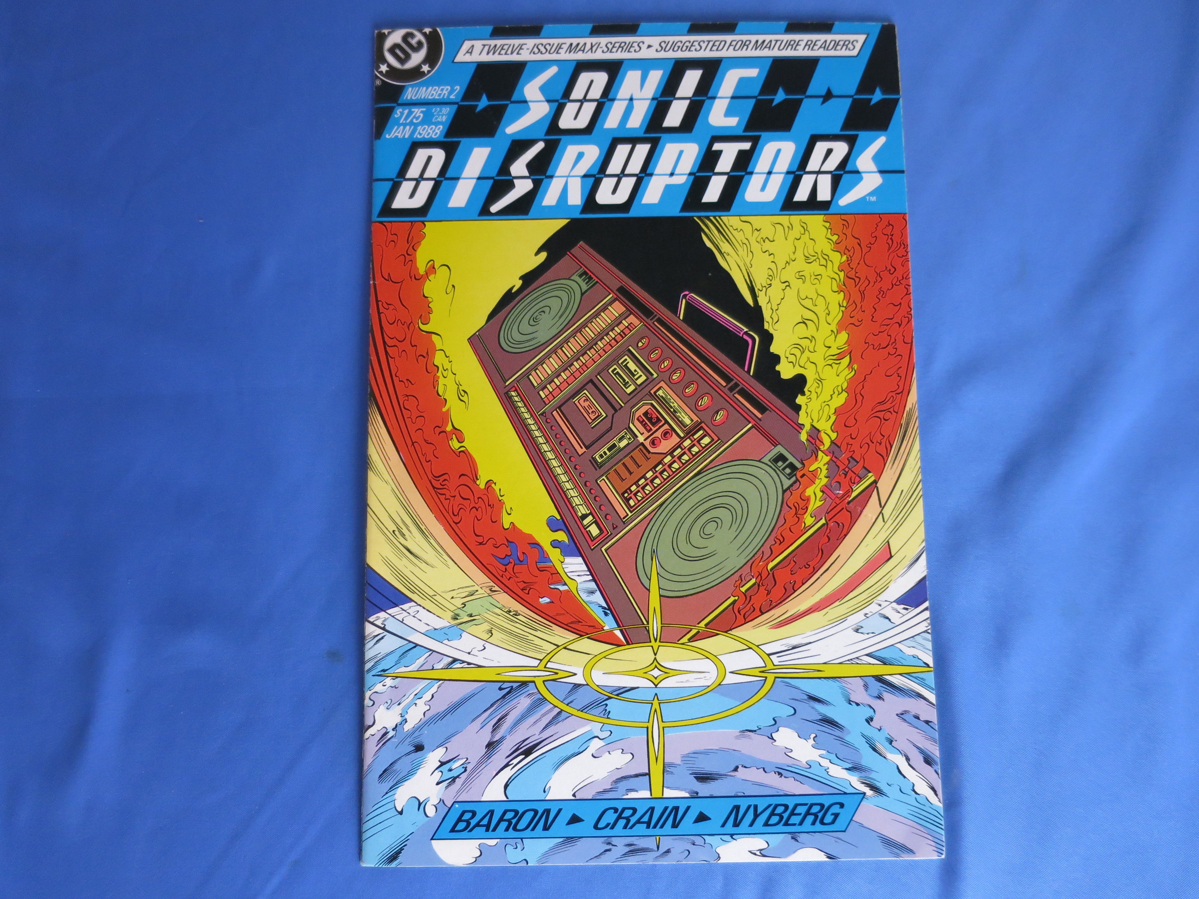 Sonic Disruptors Comic Baron Crain Nuberg no 2 1988