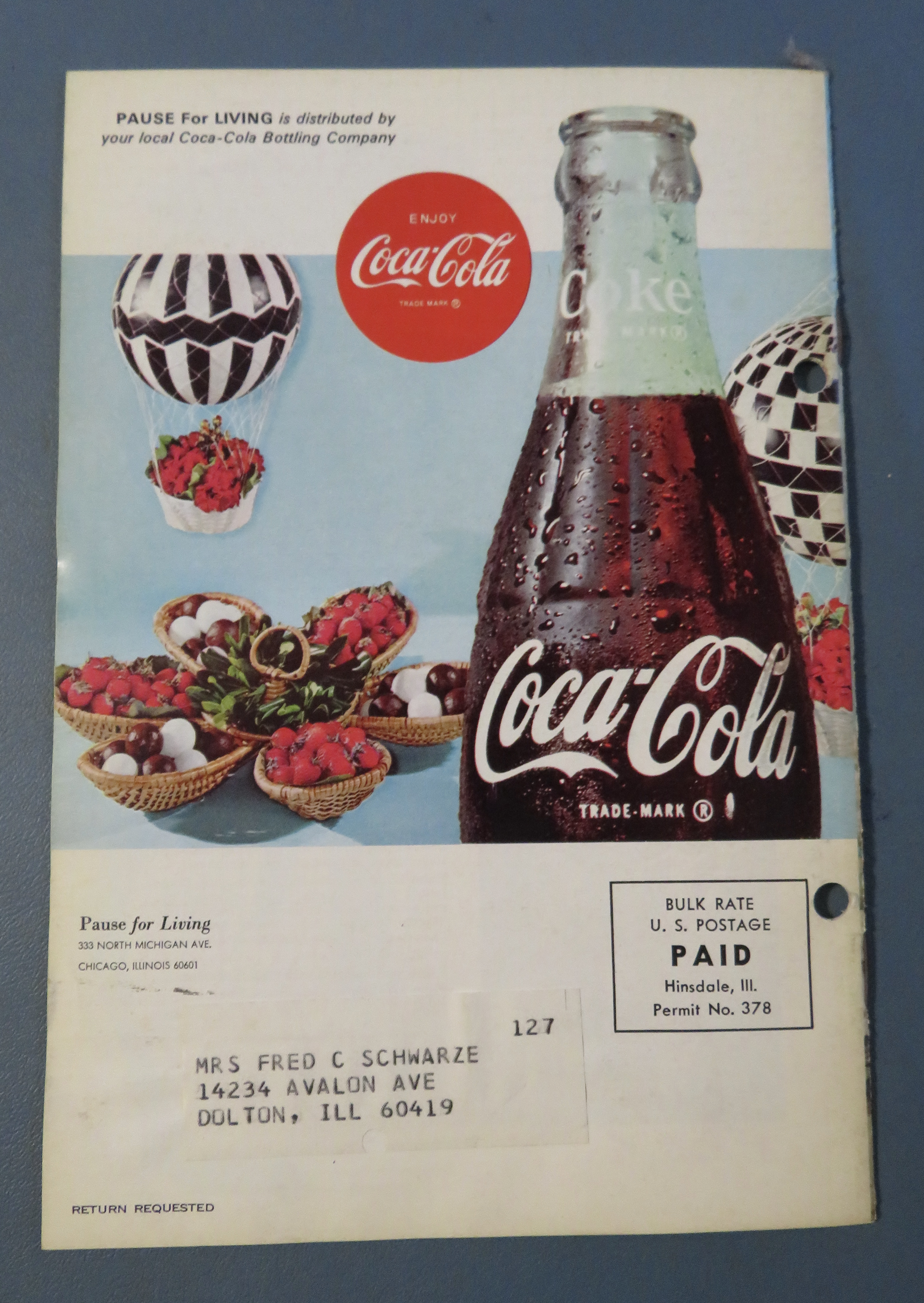 Pause For Living Magazine (Coke) Summer 1969