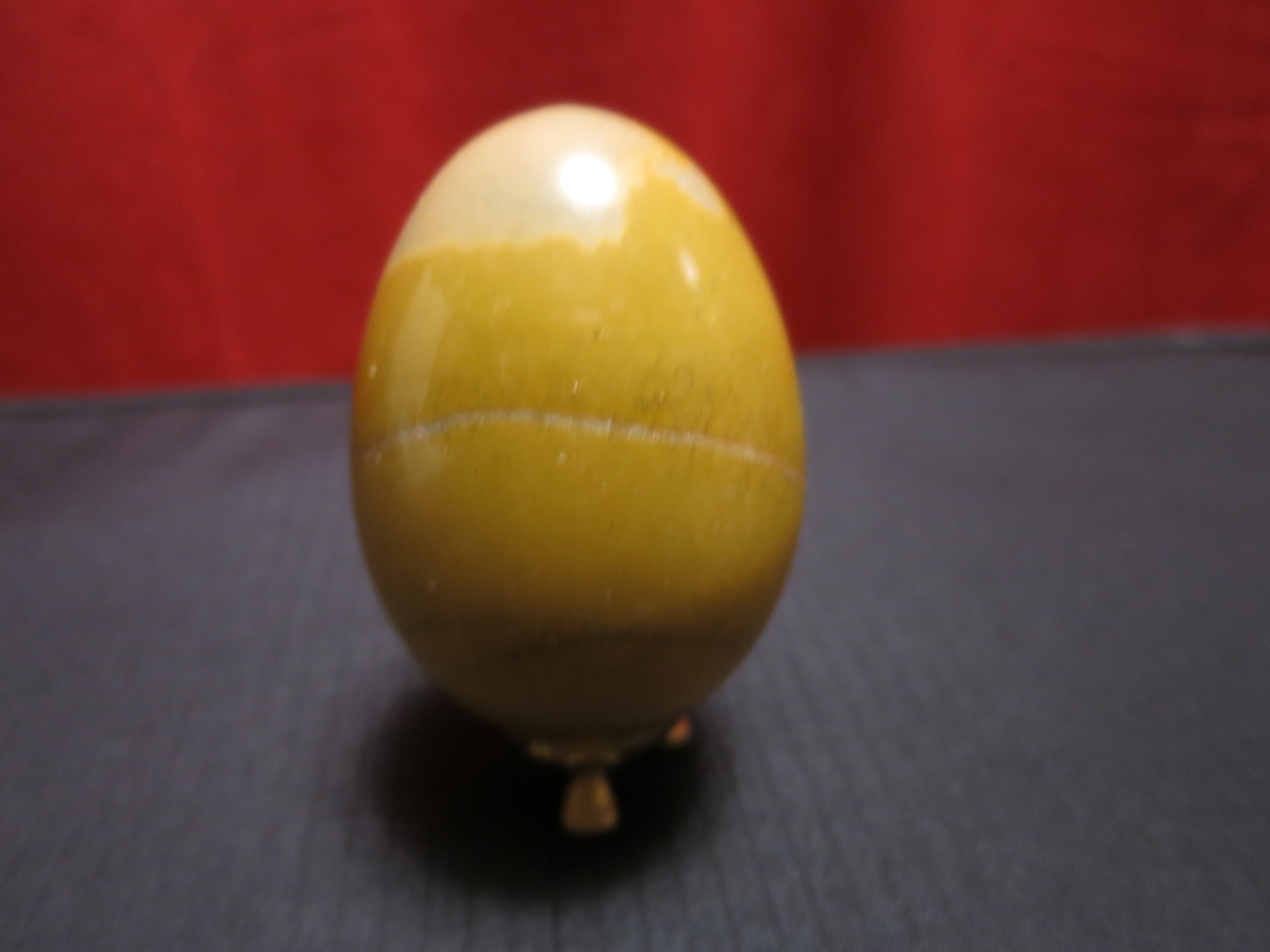Caramel Jasper Gemstone Polished Crystal Egg