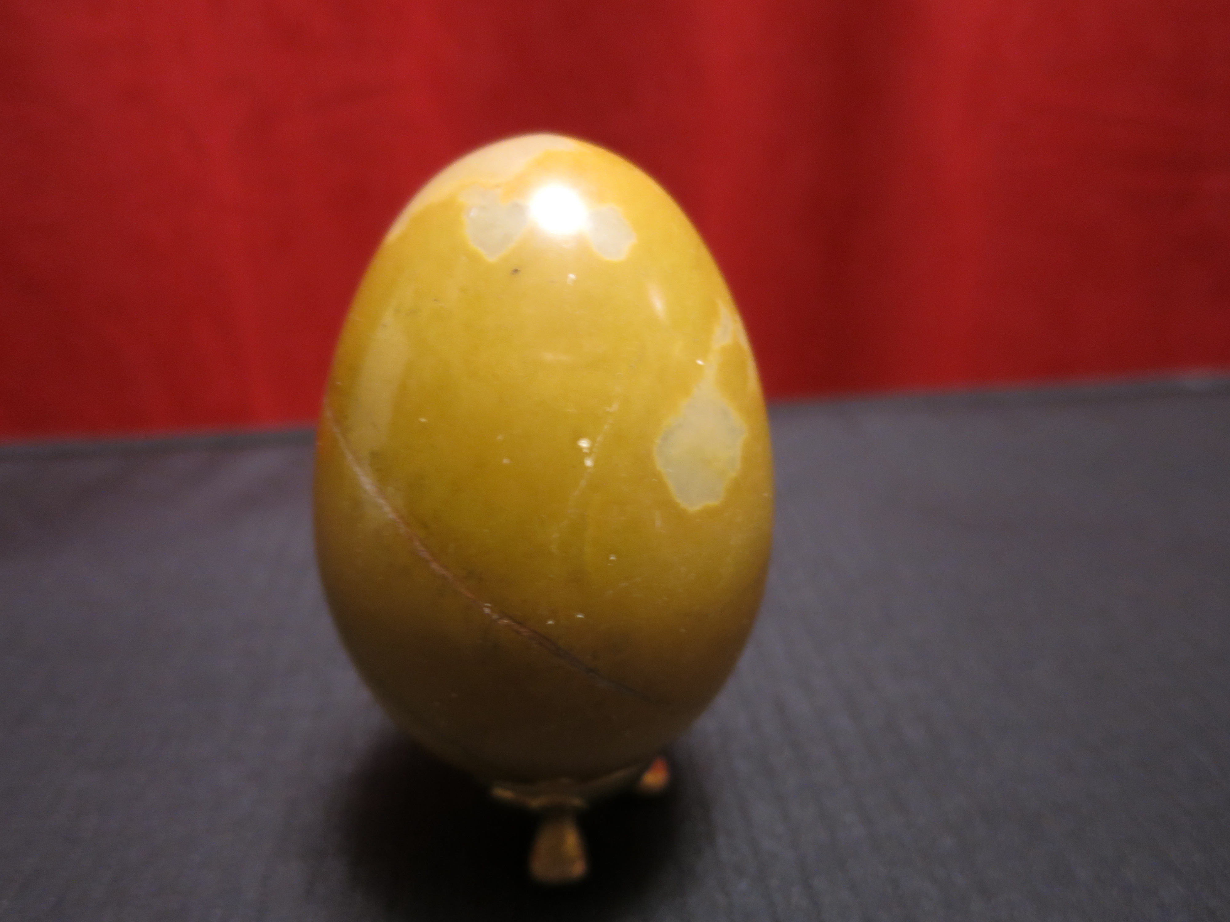 Caramel Jasper Gemstone Polished Crystal Egg