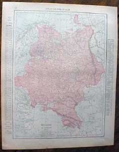 Map Russia & Balkan States 1912