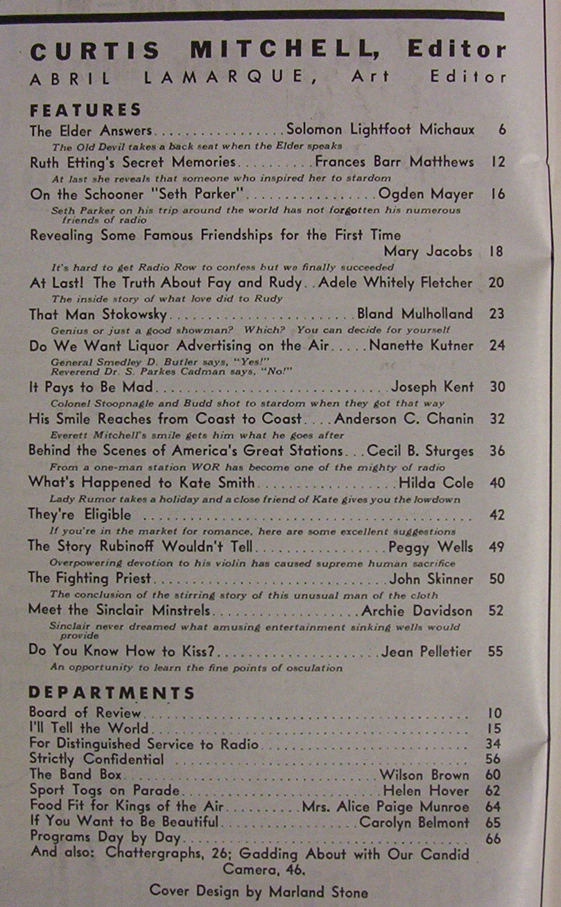 Radio  Stars Magazine - Wayne King Cover - May 1934