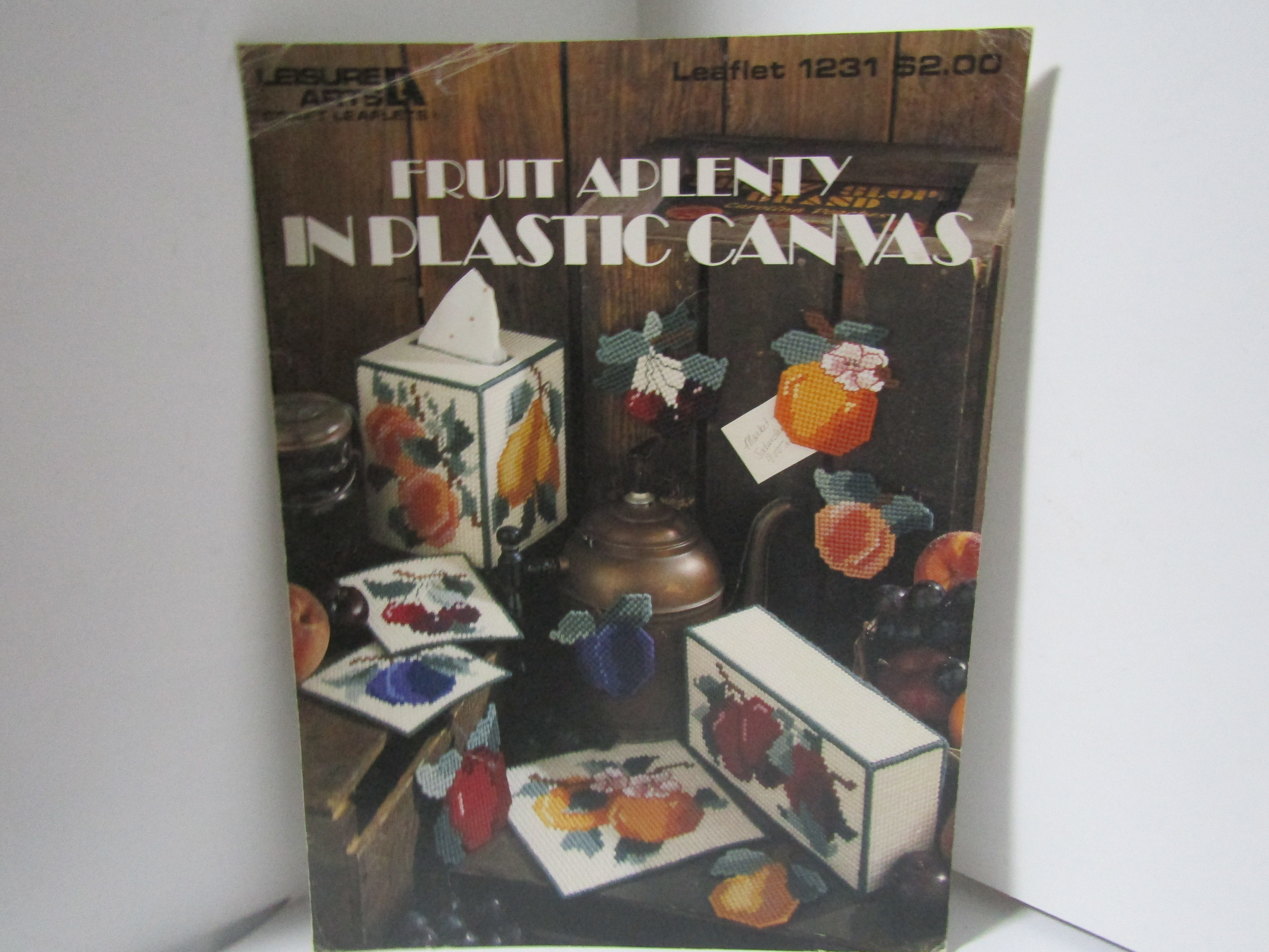 Leisure Arts Fruit Aplenty In Plastic Canvas #1231