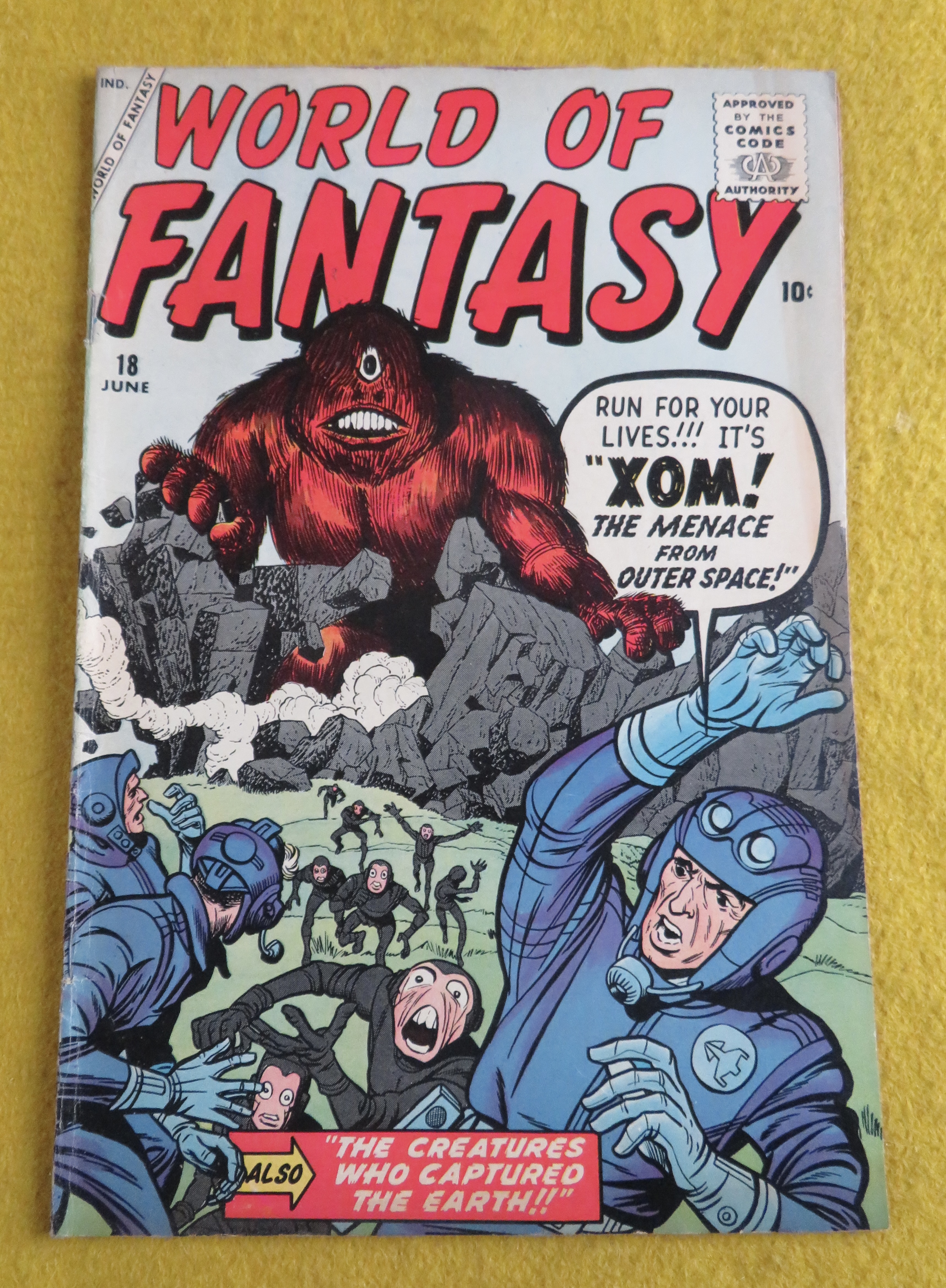 World Of Fantasy Comic June 1959 Creatures