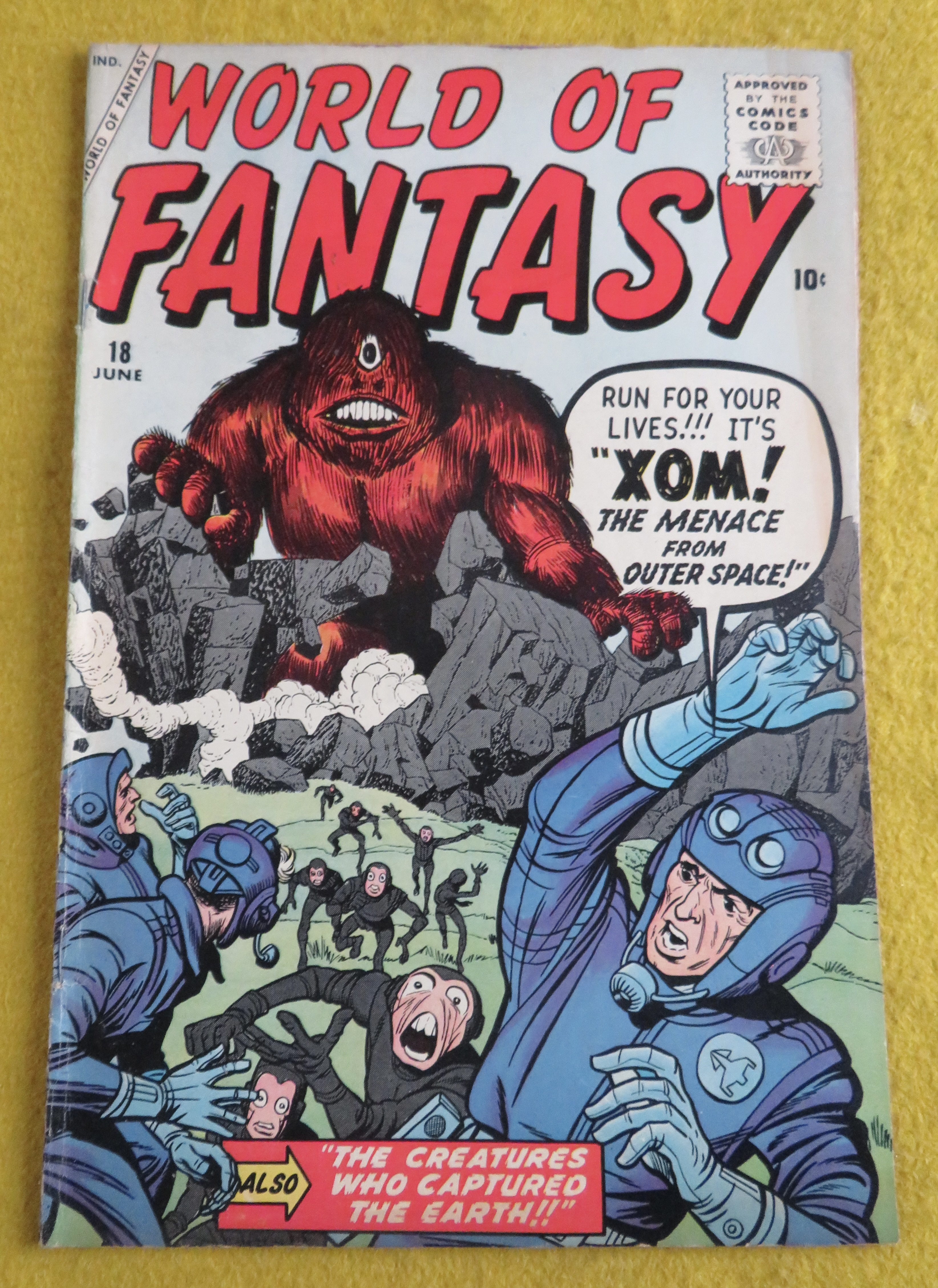 World Of Fantasy Comic June 1959 Creatures