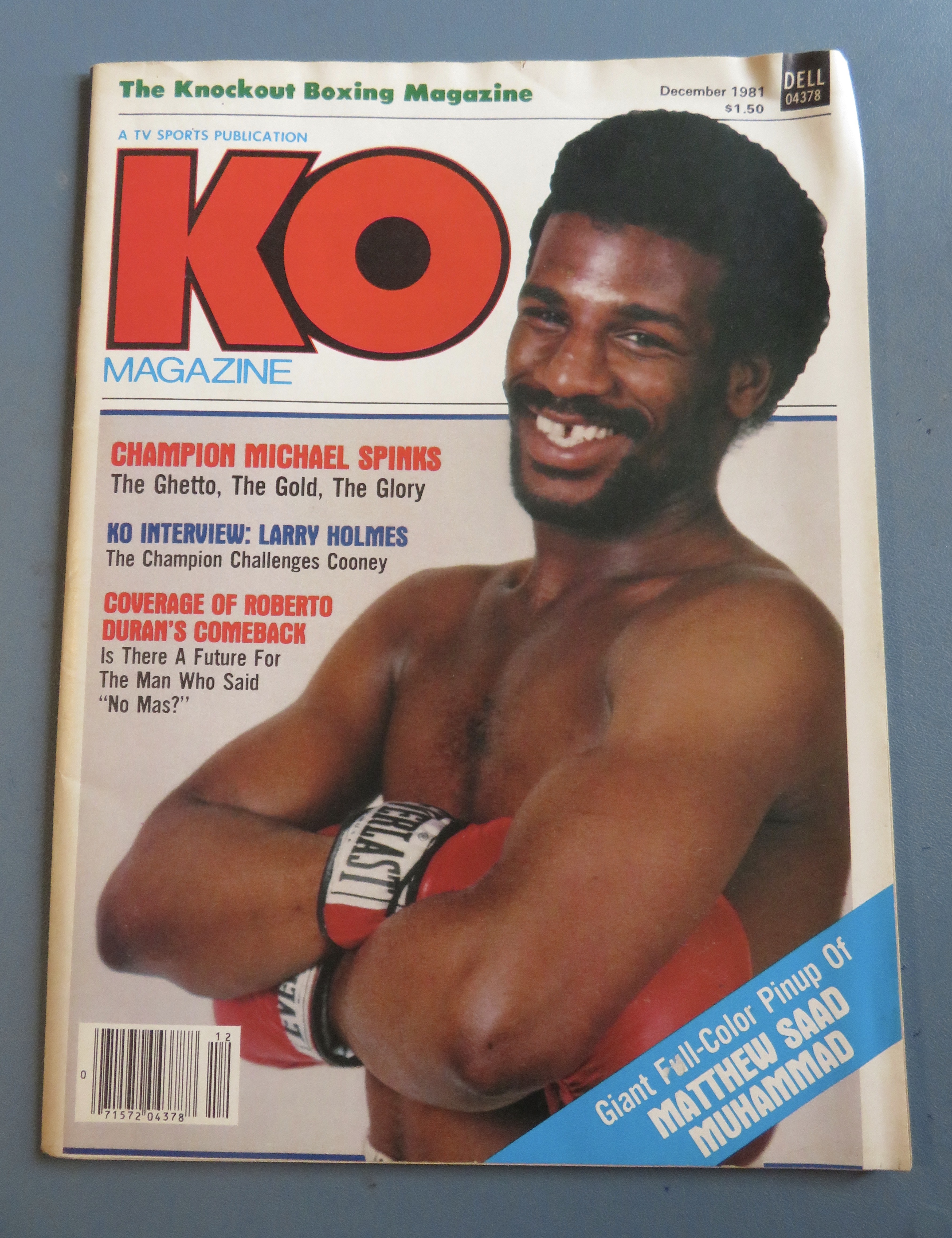 KO (Knock Out) Magazine December 1981 Michael Spinks