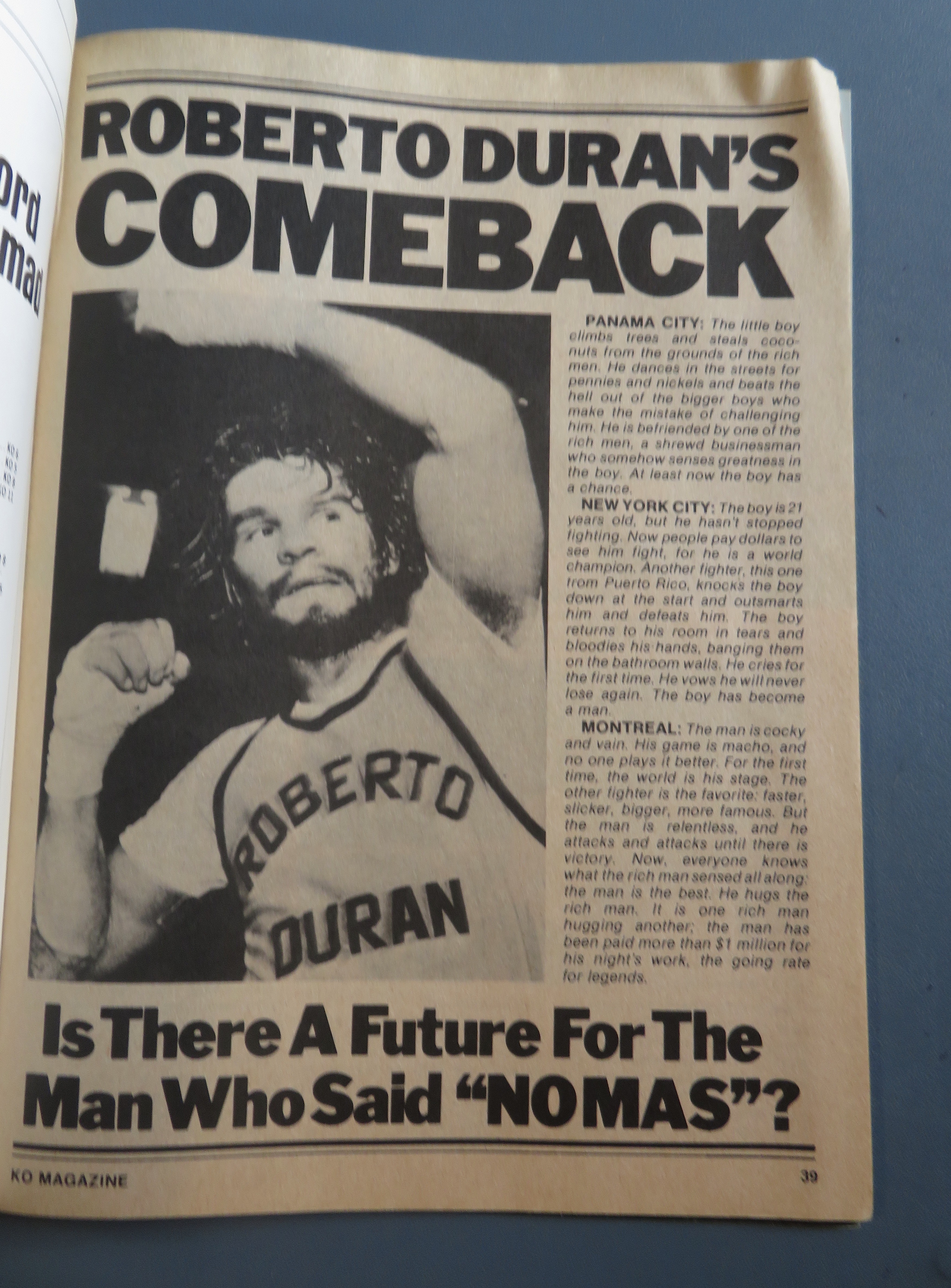 KO (Knock Out) Magazine December 1981 Michael Spinks