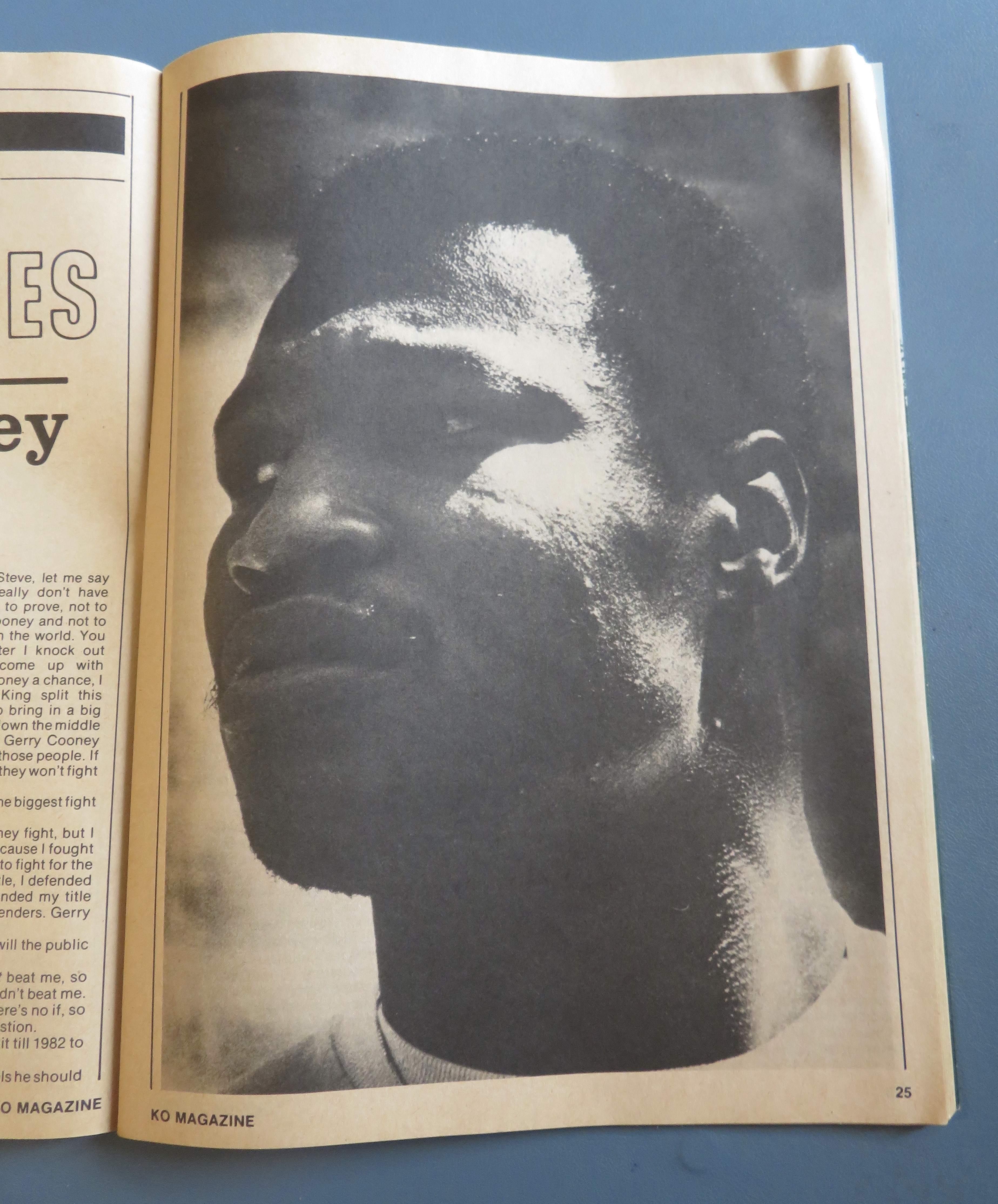 KO (Knock Out) Magazine December 1981 Michael Spinks