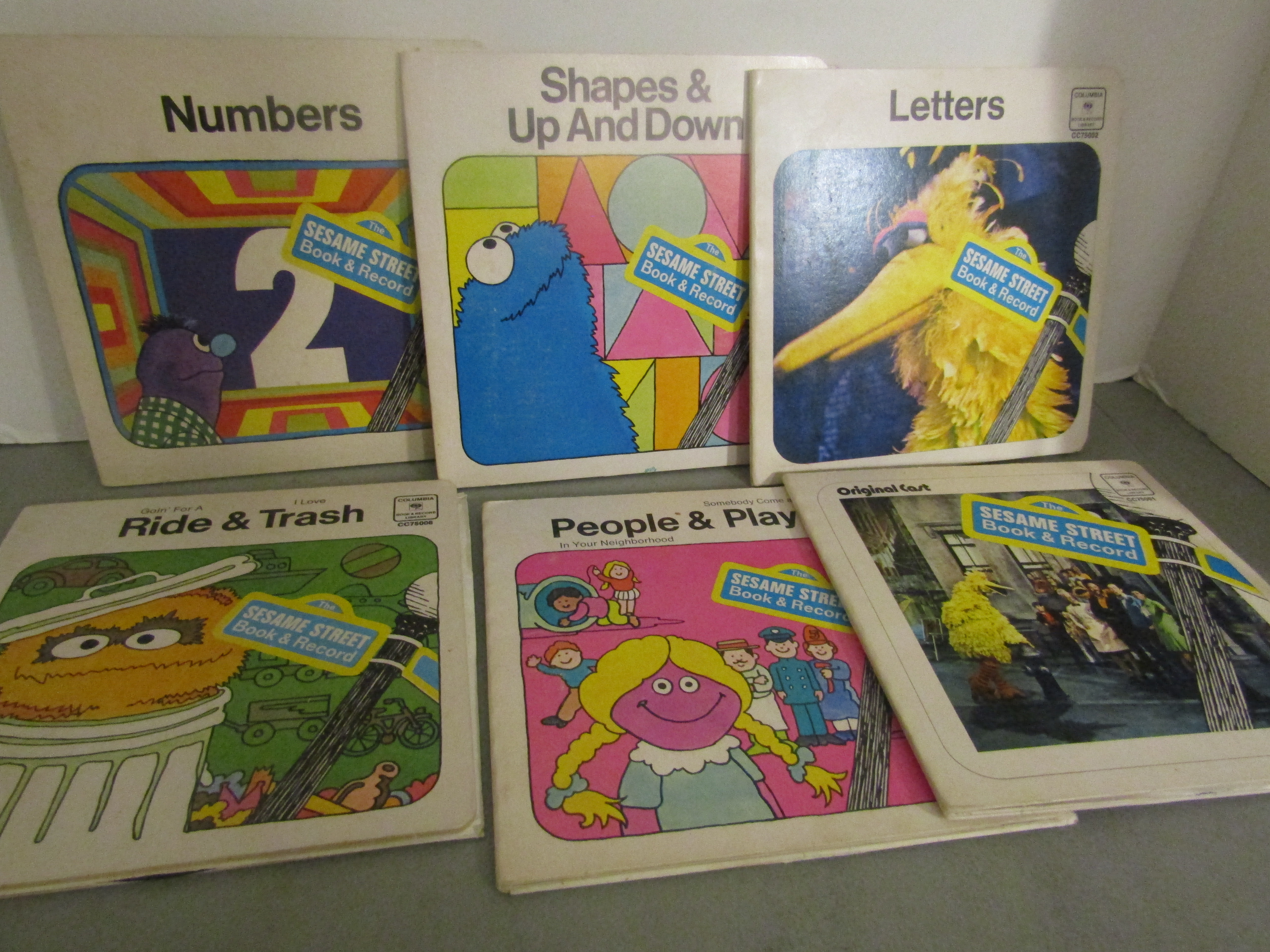 Children's Book Set the Sesame Street Carry About