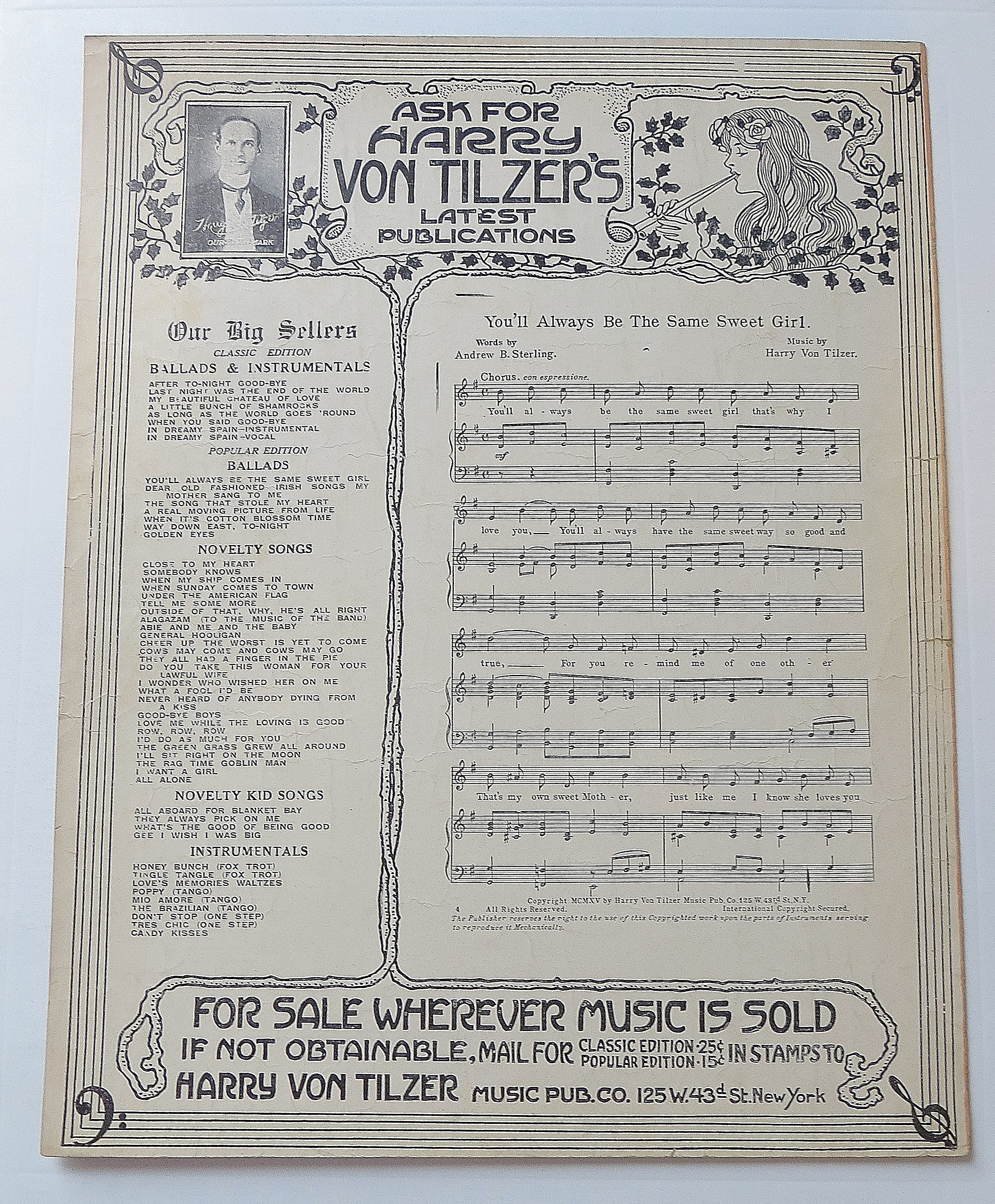 1915 Close To My Heart