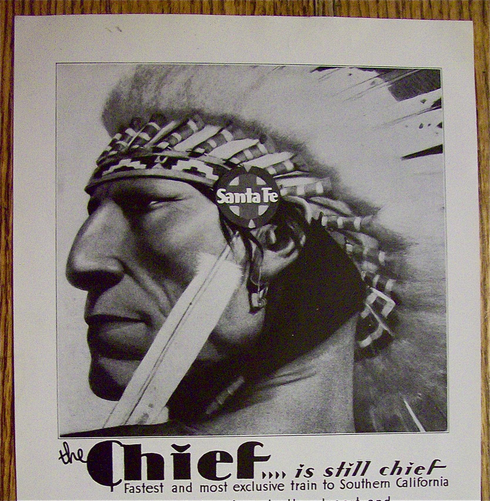 1930 Santa Fe (The Chief) with California & Arizona