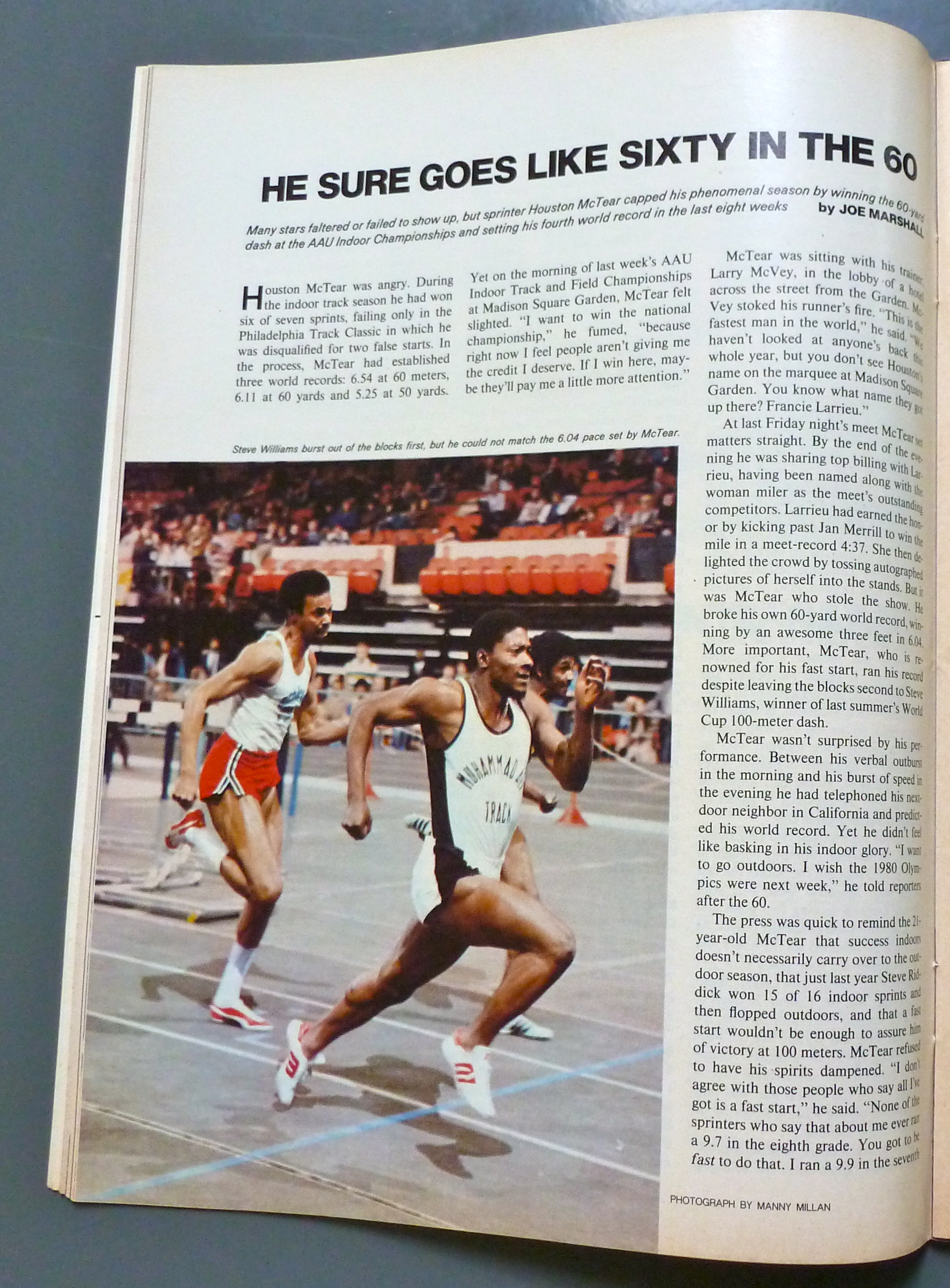 Sports Illustrated Magazine-March 6, 1978-McTear