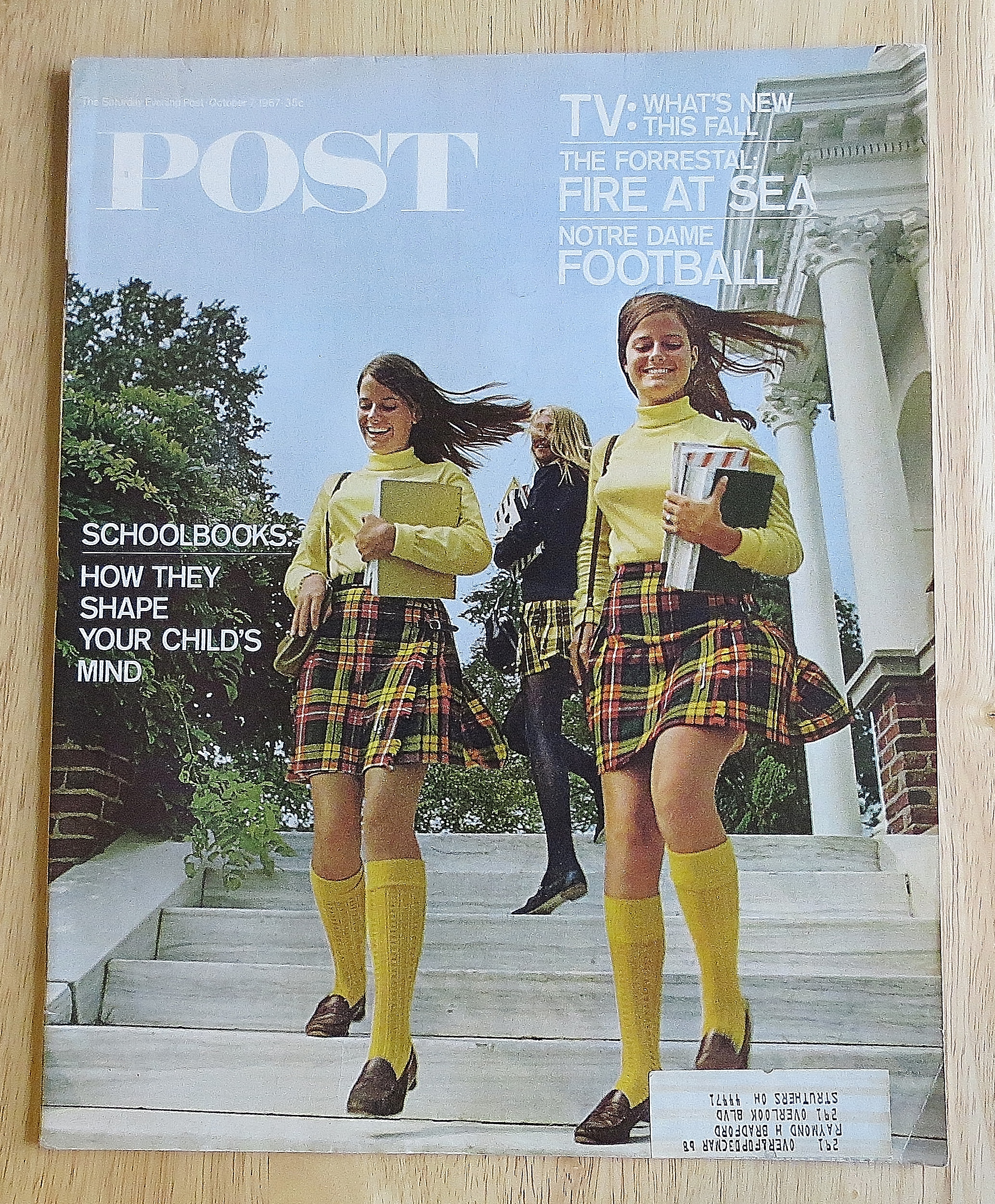 Saturday Evening Post October 7, 1967 School Books