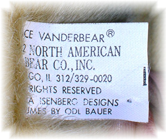 North American Bear Co.ALICE VANDERBEAR
