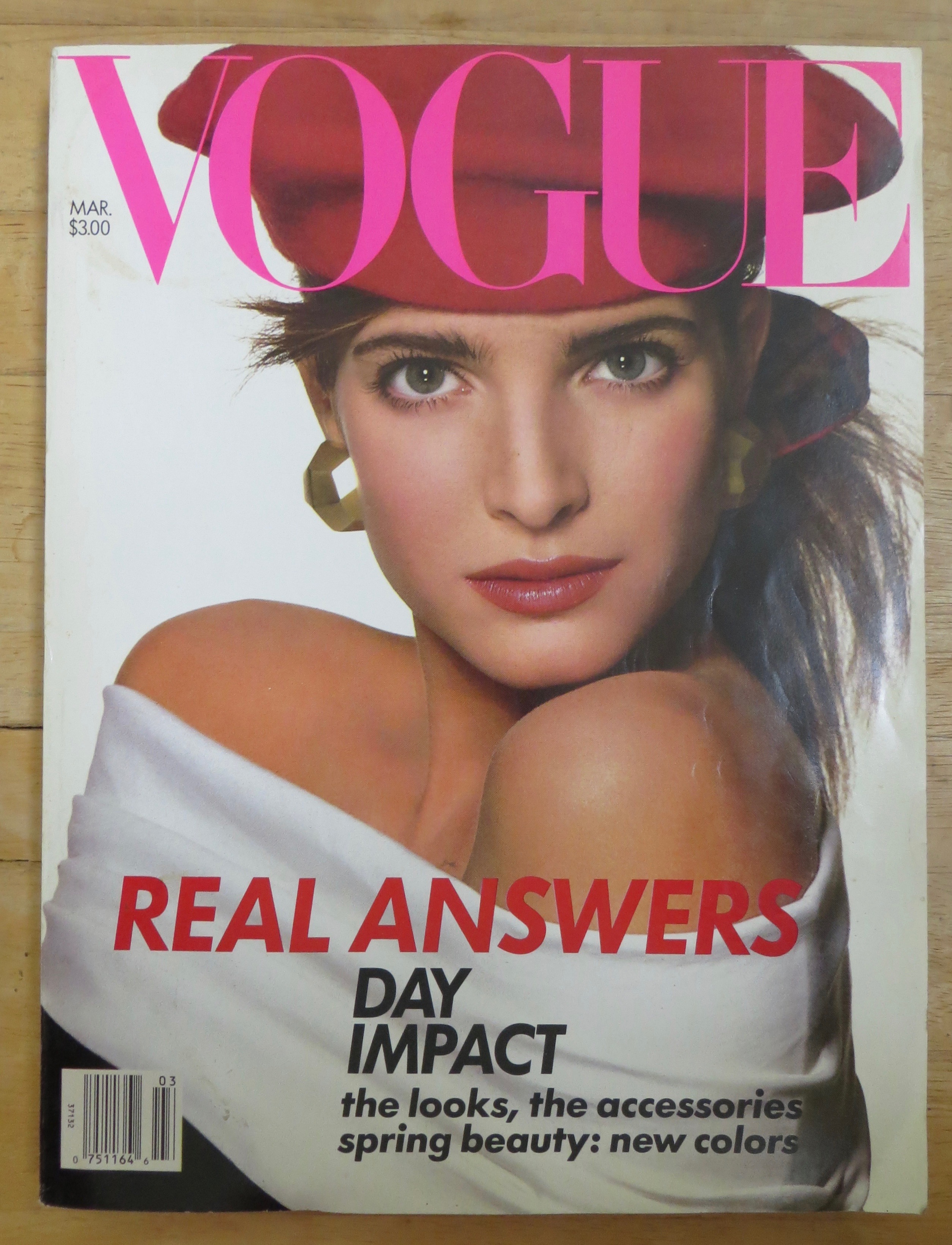 Vogue Magazine March 1988 Stephanie Seymour