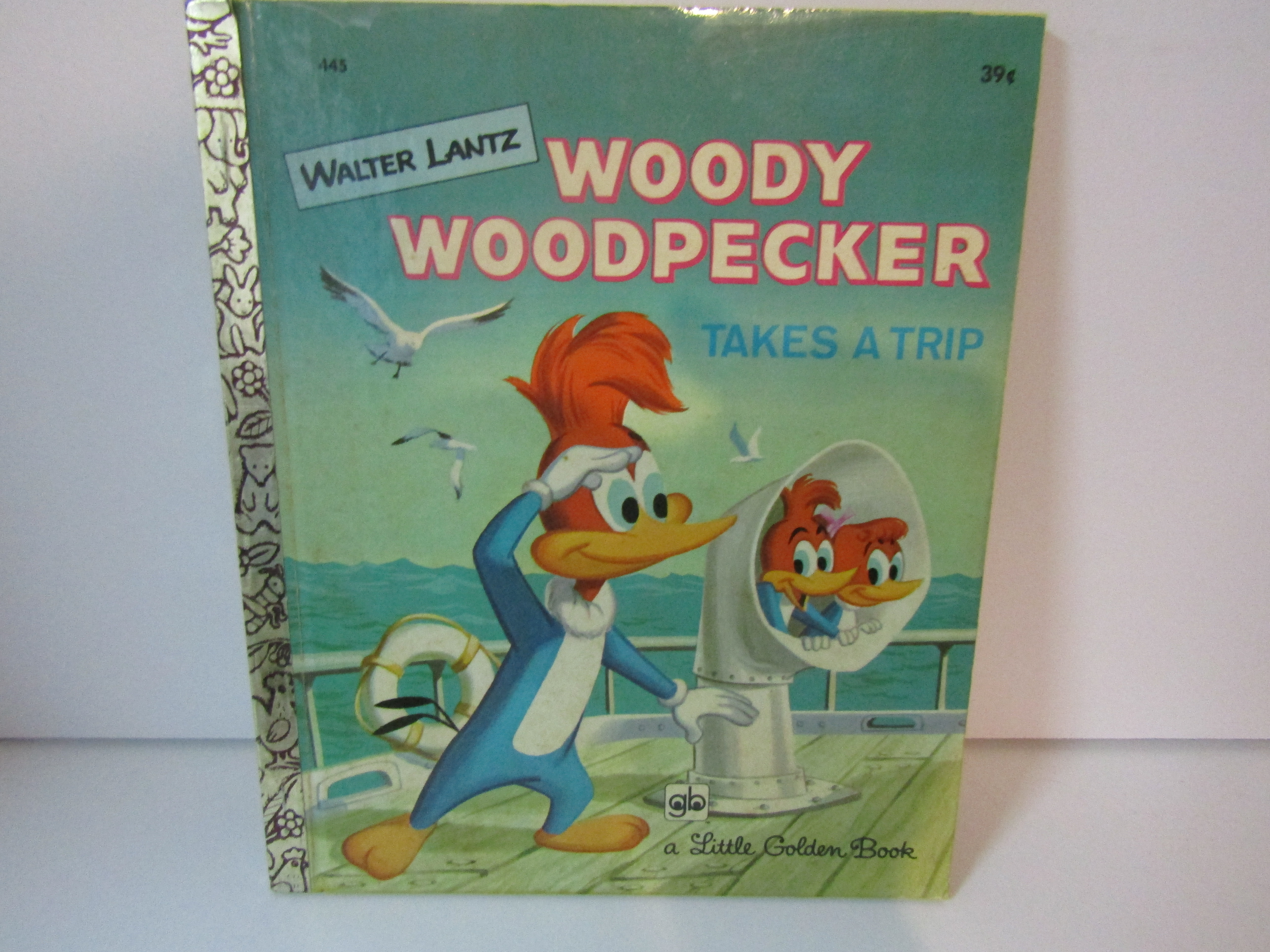 A Little Golden Book Woody Woodpecker Takes A Trip
