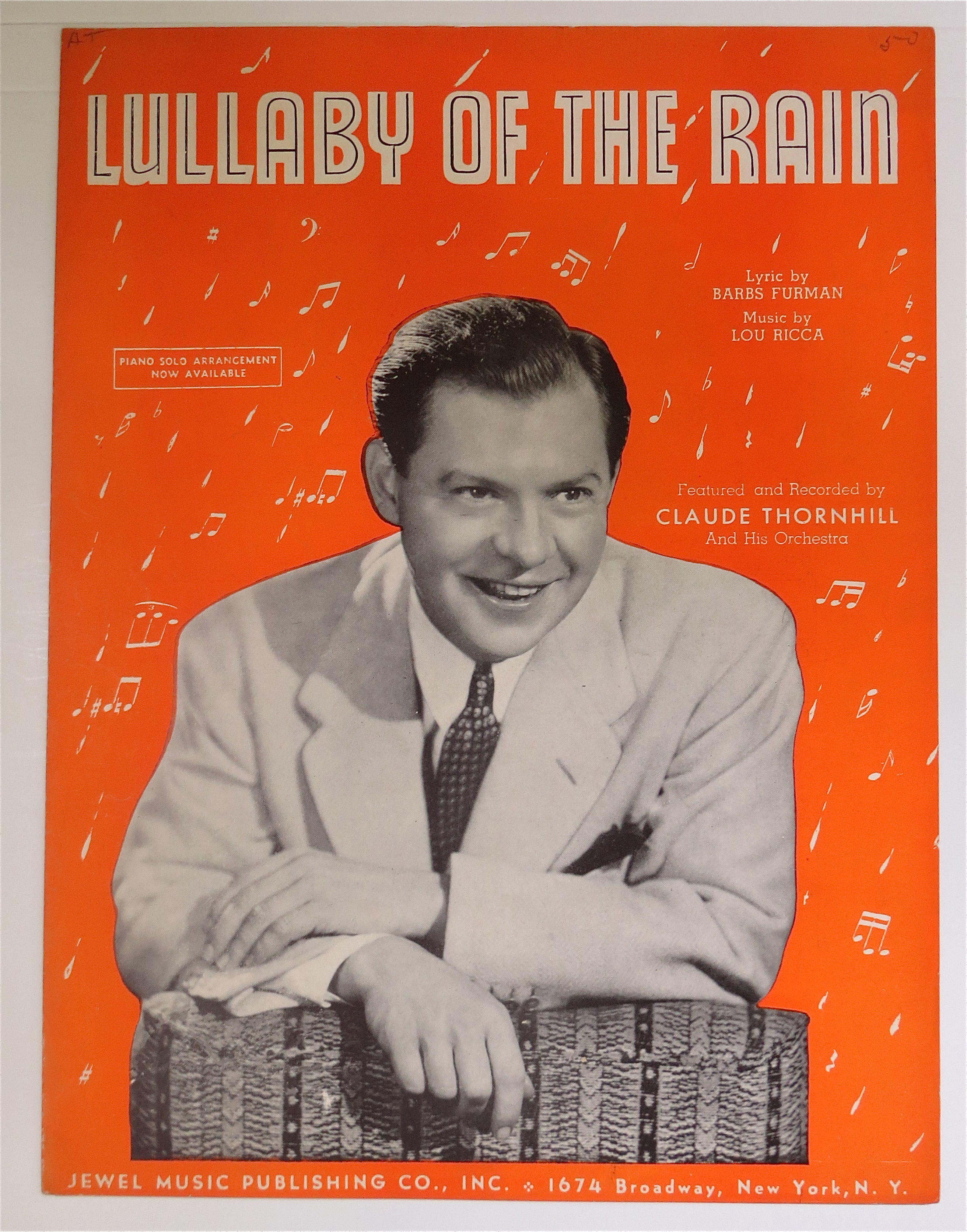 1942 Lullaby Of The Rain with Claude Thornhill