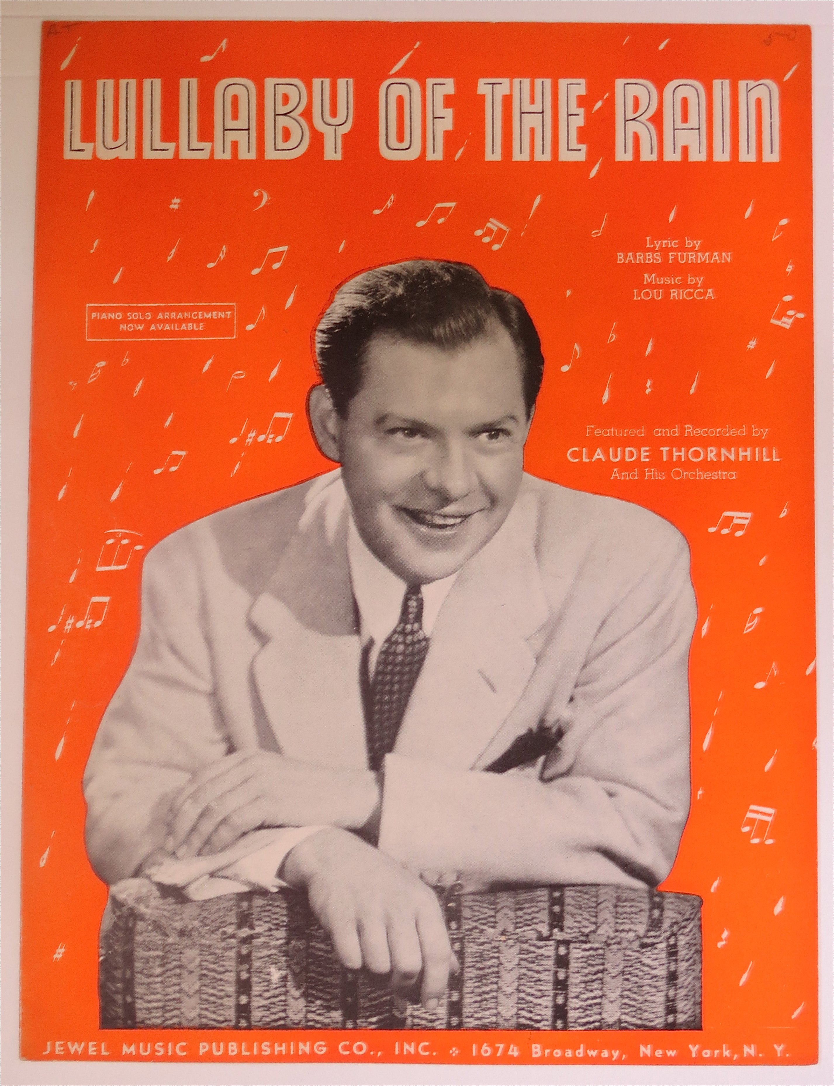 1942 Lullaby Of The Rain with Claude Thornhill