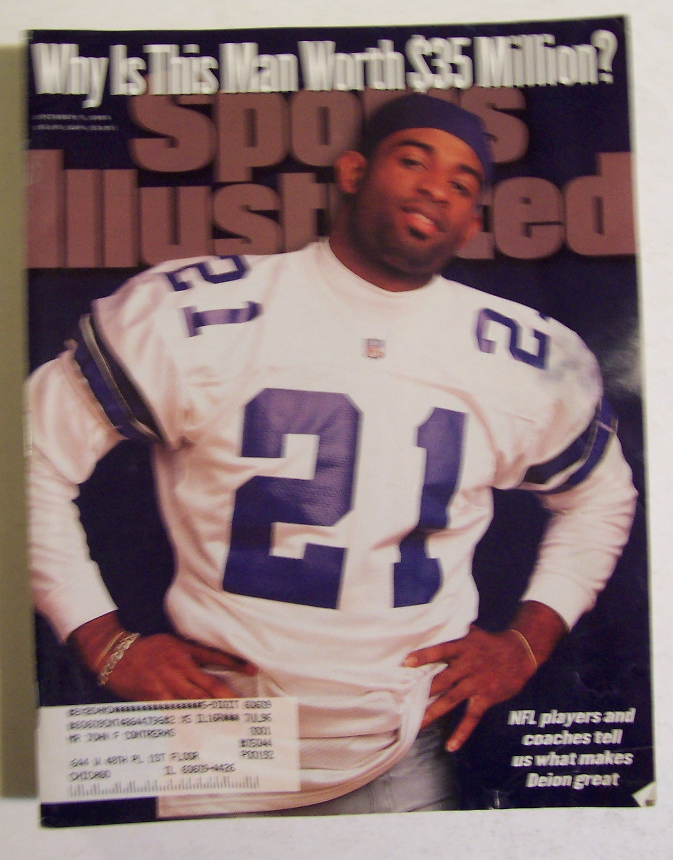 Sports Illustrated-October 9, 1995-Deion Sanders
