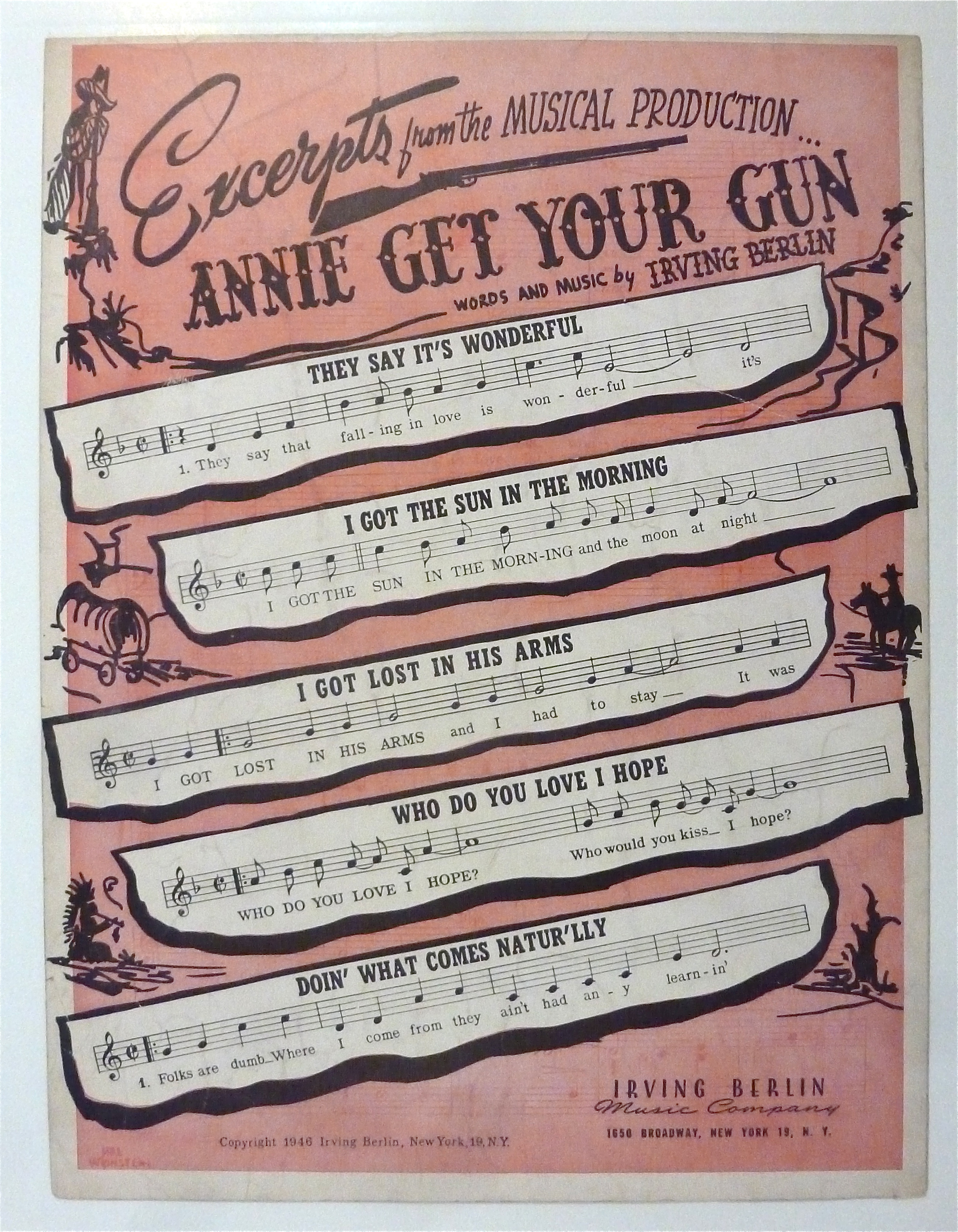 Sheet Music For 1946 The Say It's Wonderful