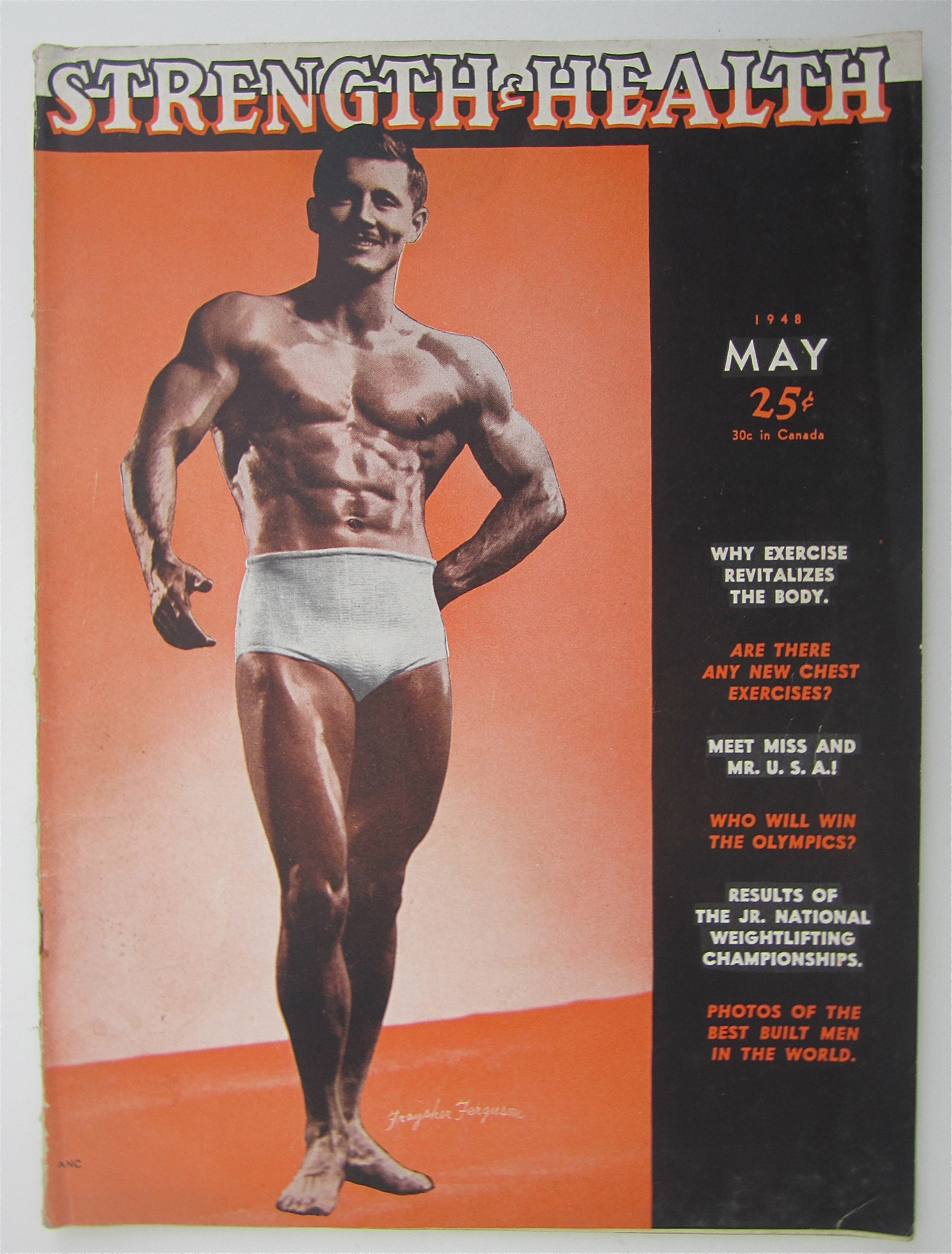 Strength & Health Magazine May 1948 Fraysher Ferguson