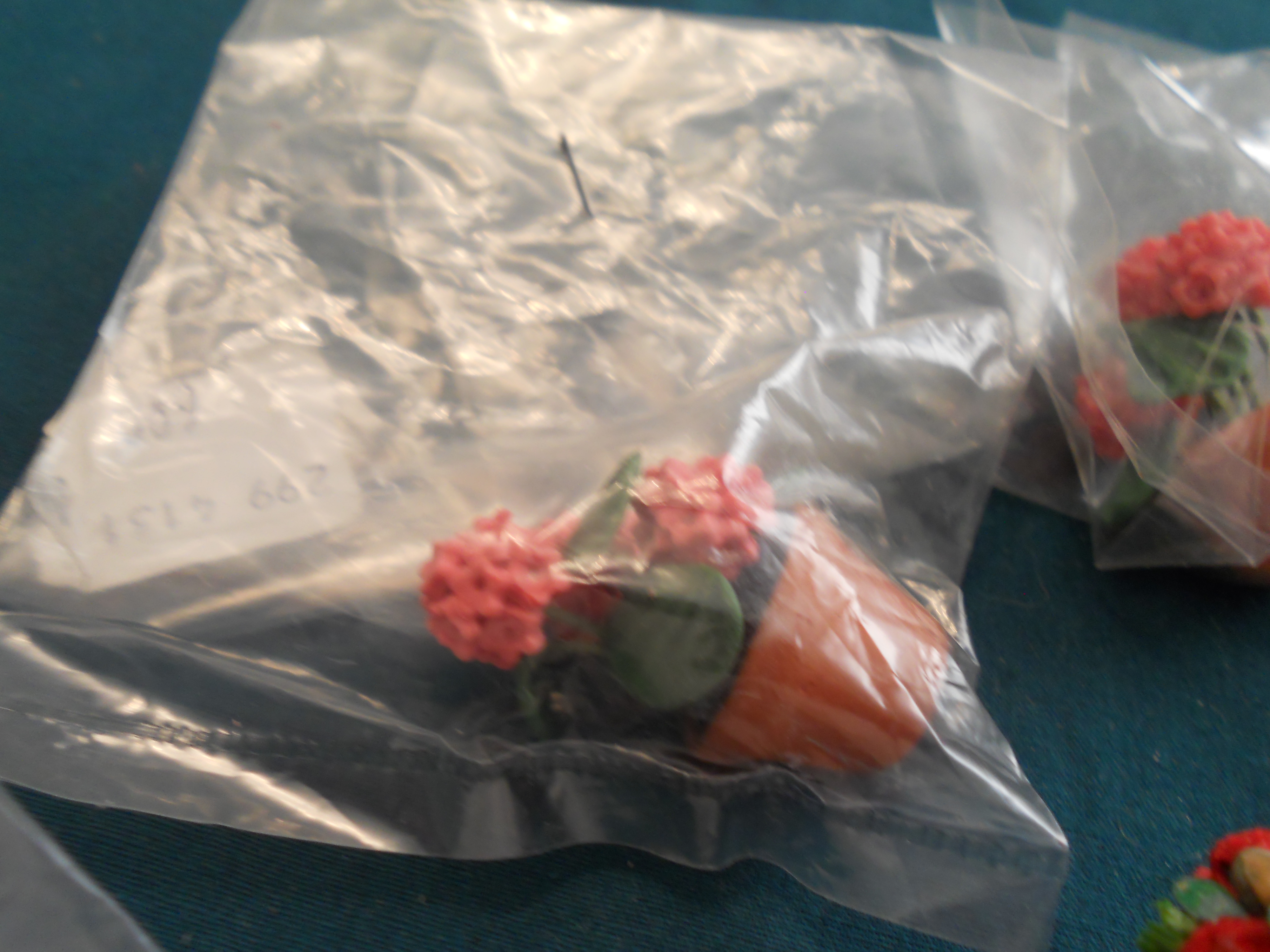 Dollhouse Accessories Flower Pots Set of 4