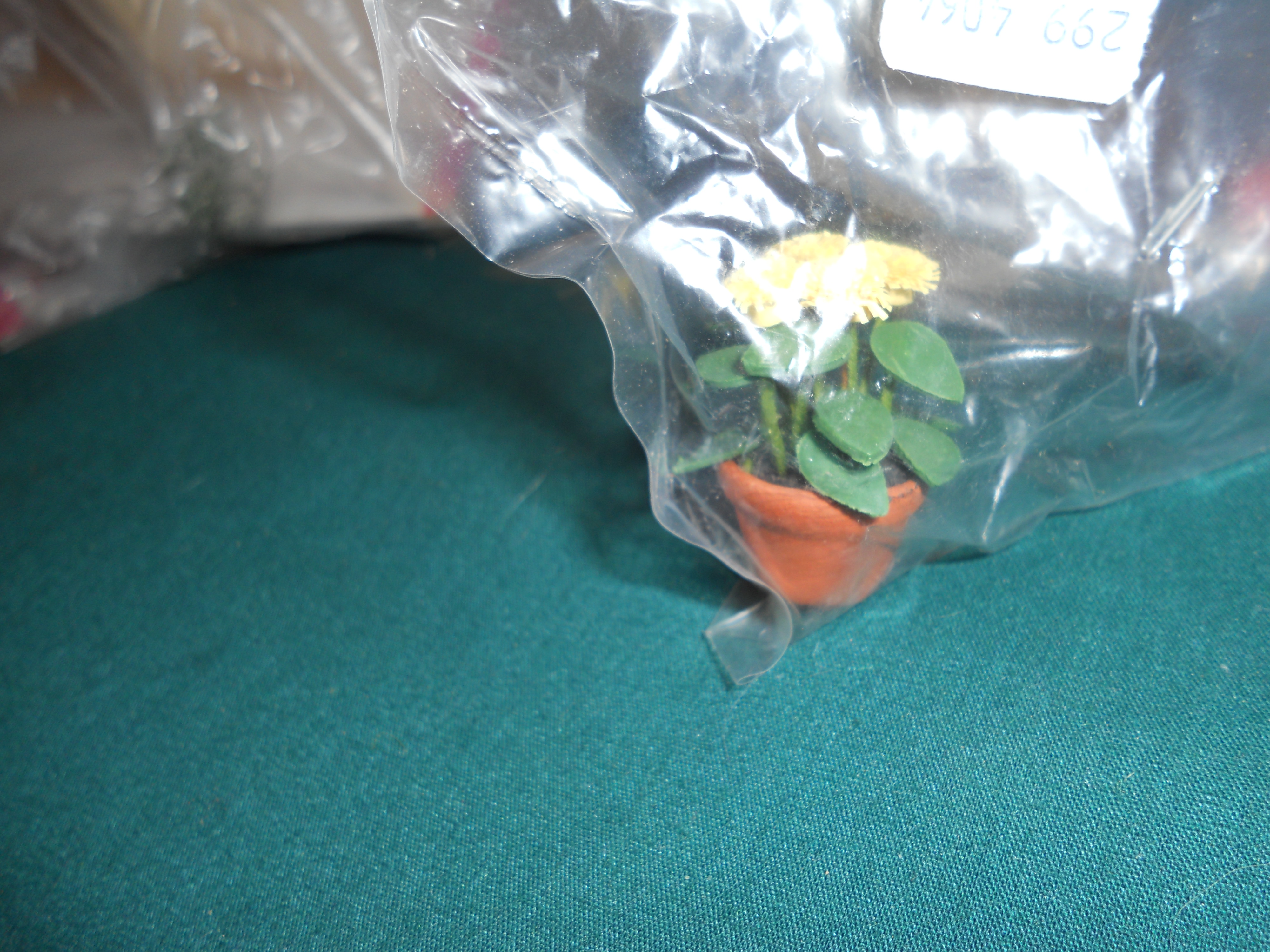 Dollhouse Accessories Flower Pots Set of 4