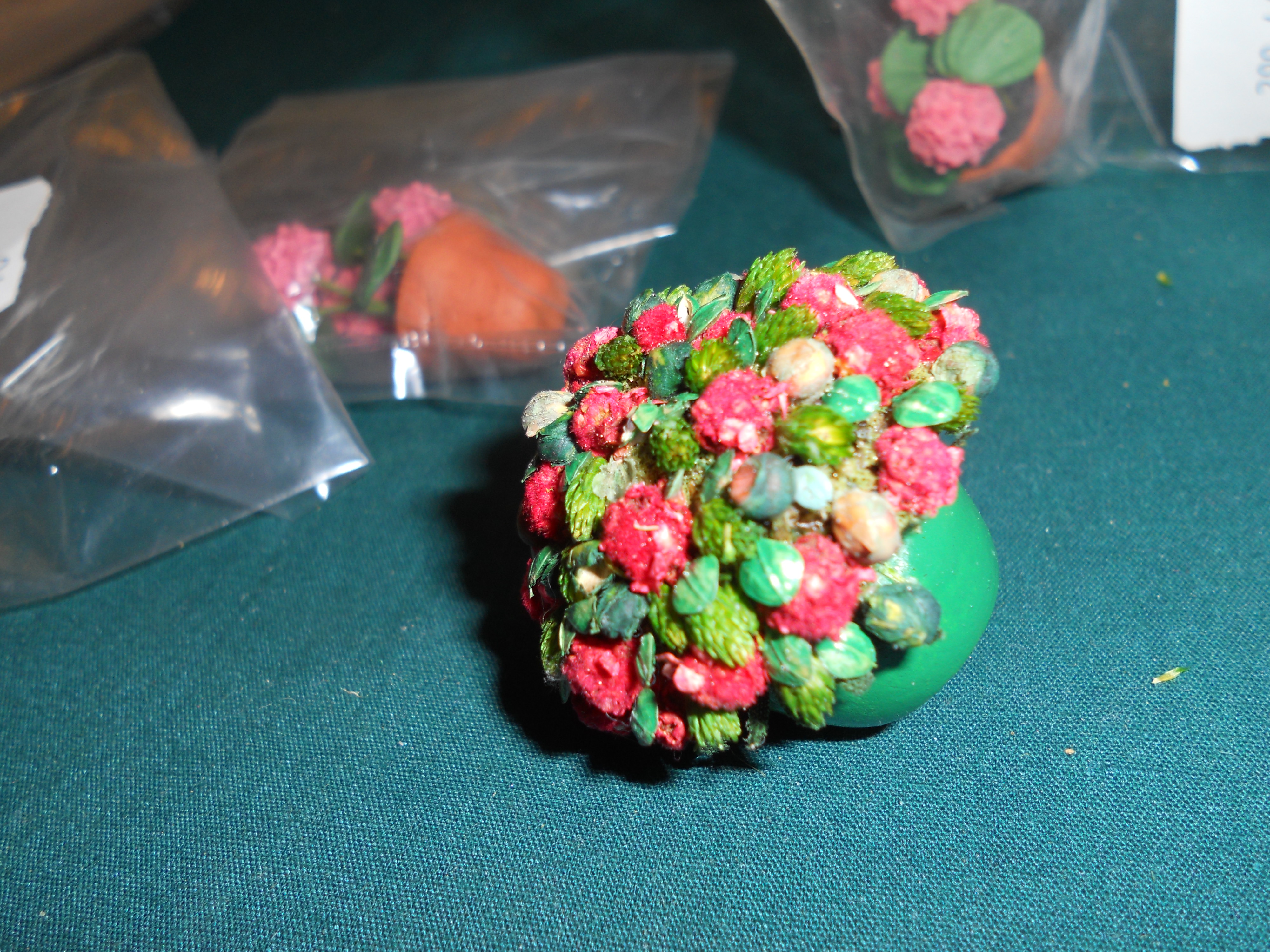 Dollhouse Accessories Flower Pots Set of 4