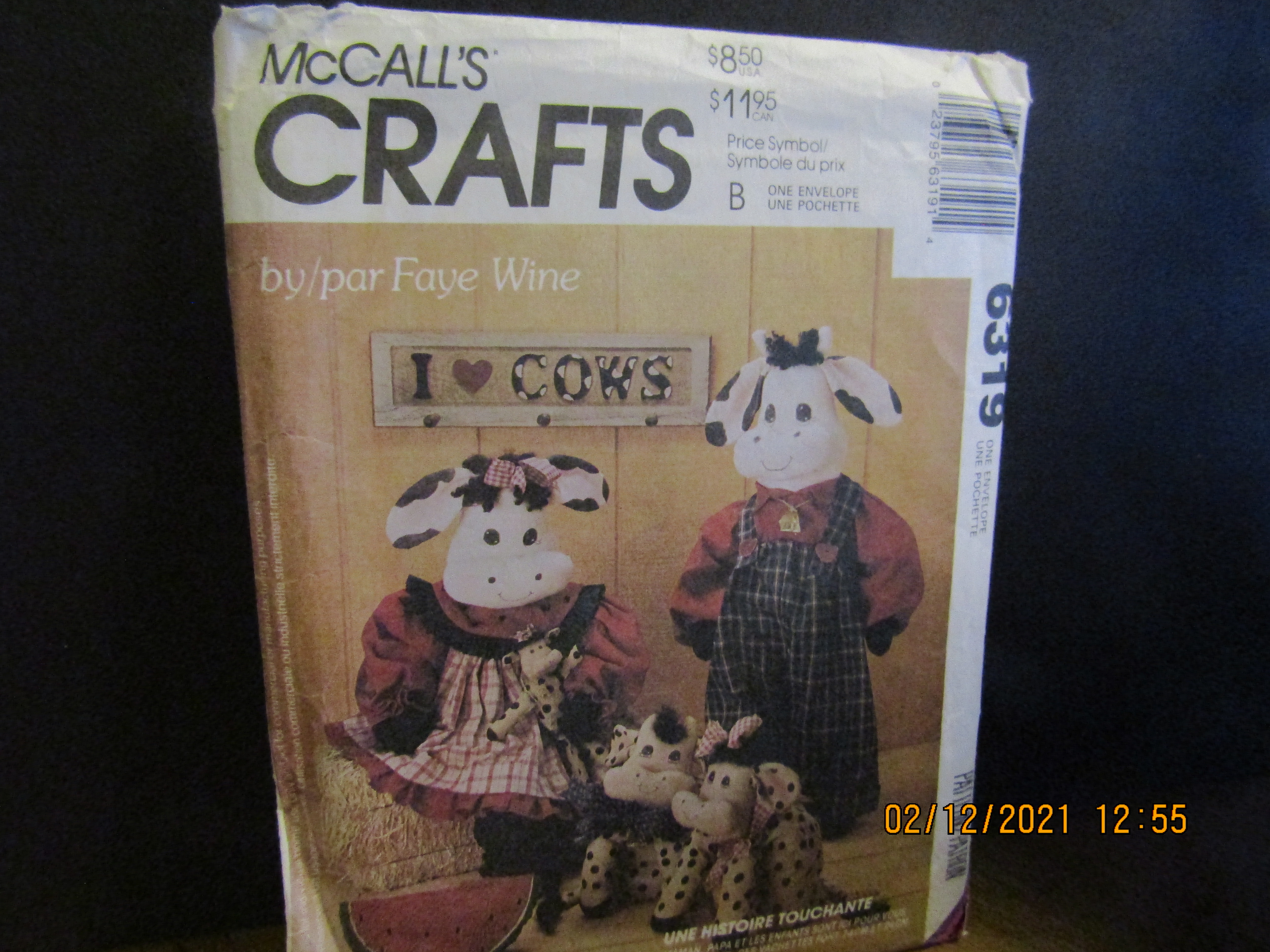 Vintage McCall's Pattern A Moo-ving Story #6319
