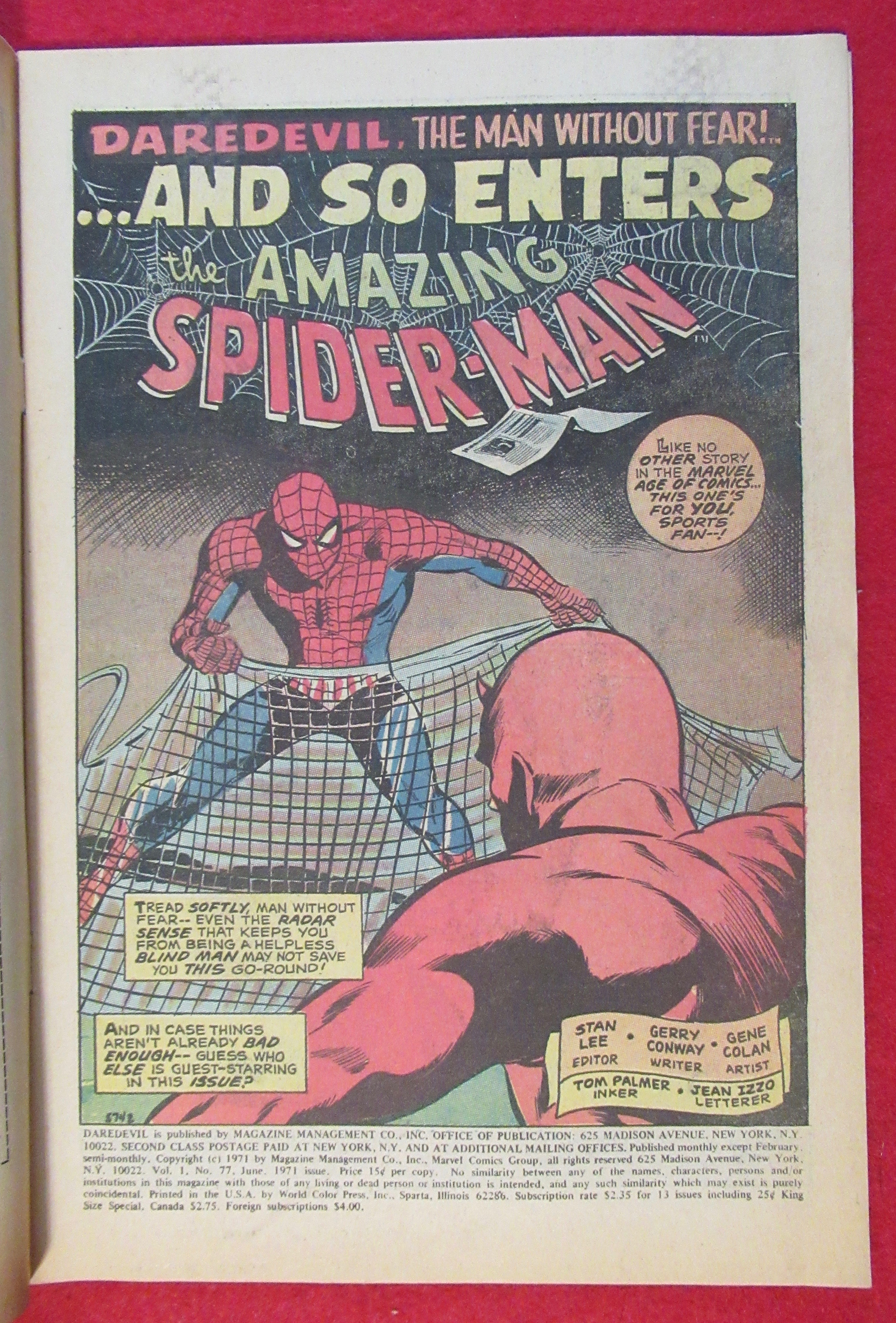 Daredevil Comic June 1971 And So Enters