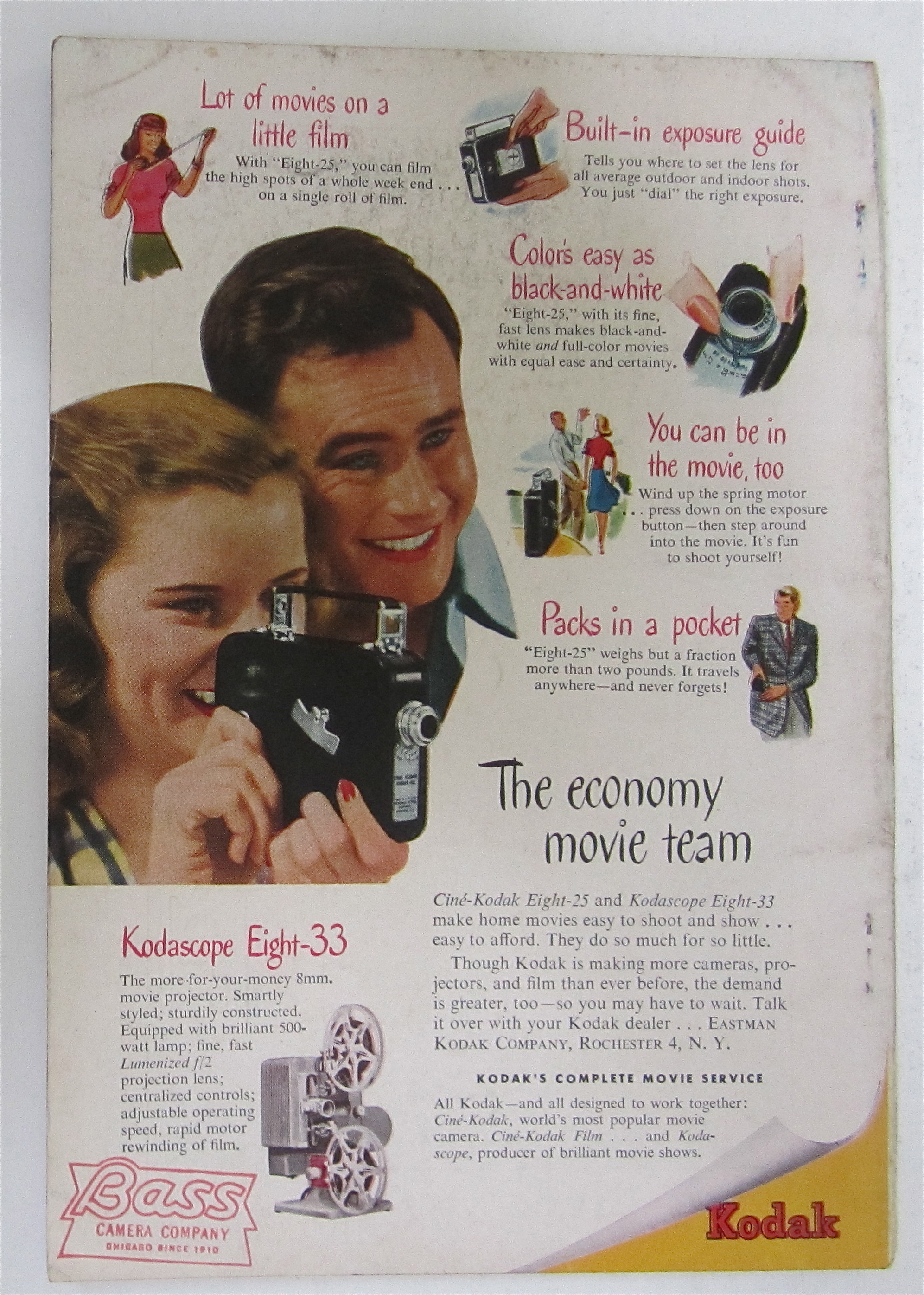The Camera Magazine August 1947 Photographic Dictionary