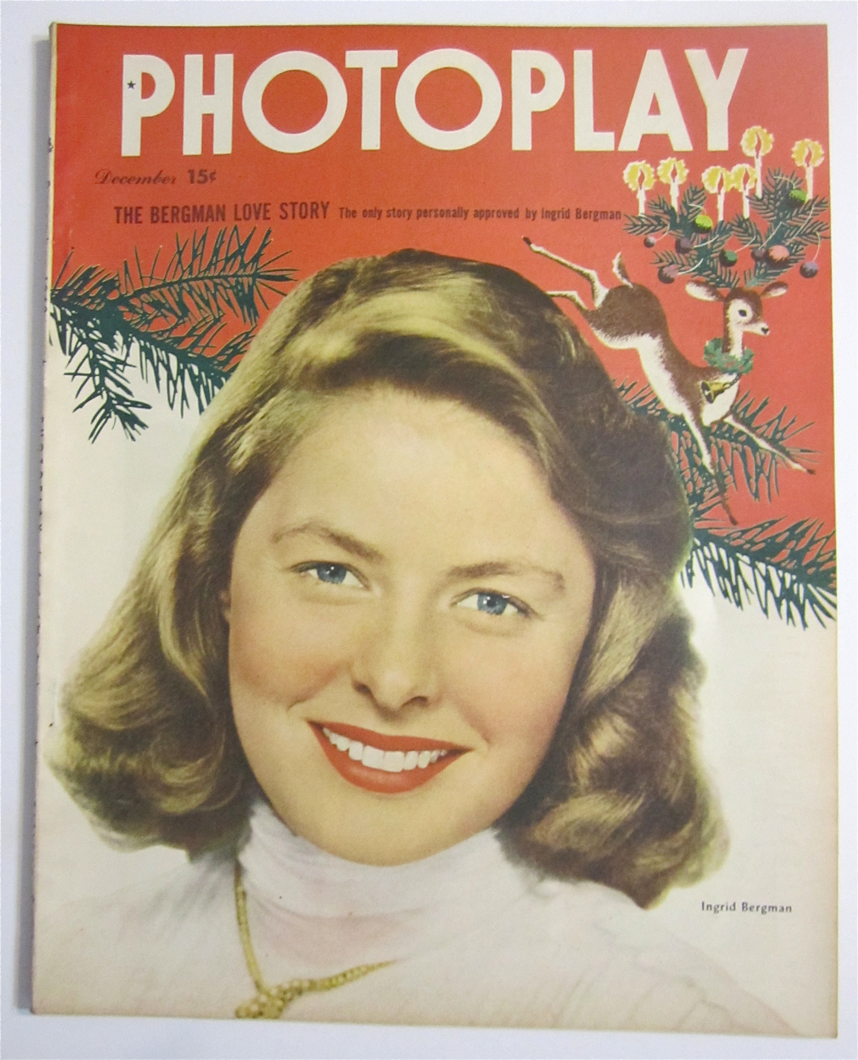 Photoplay Magazine December 1949 Ingrid Bergman