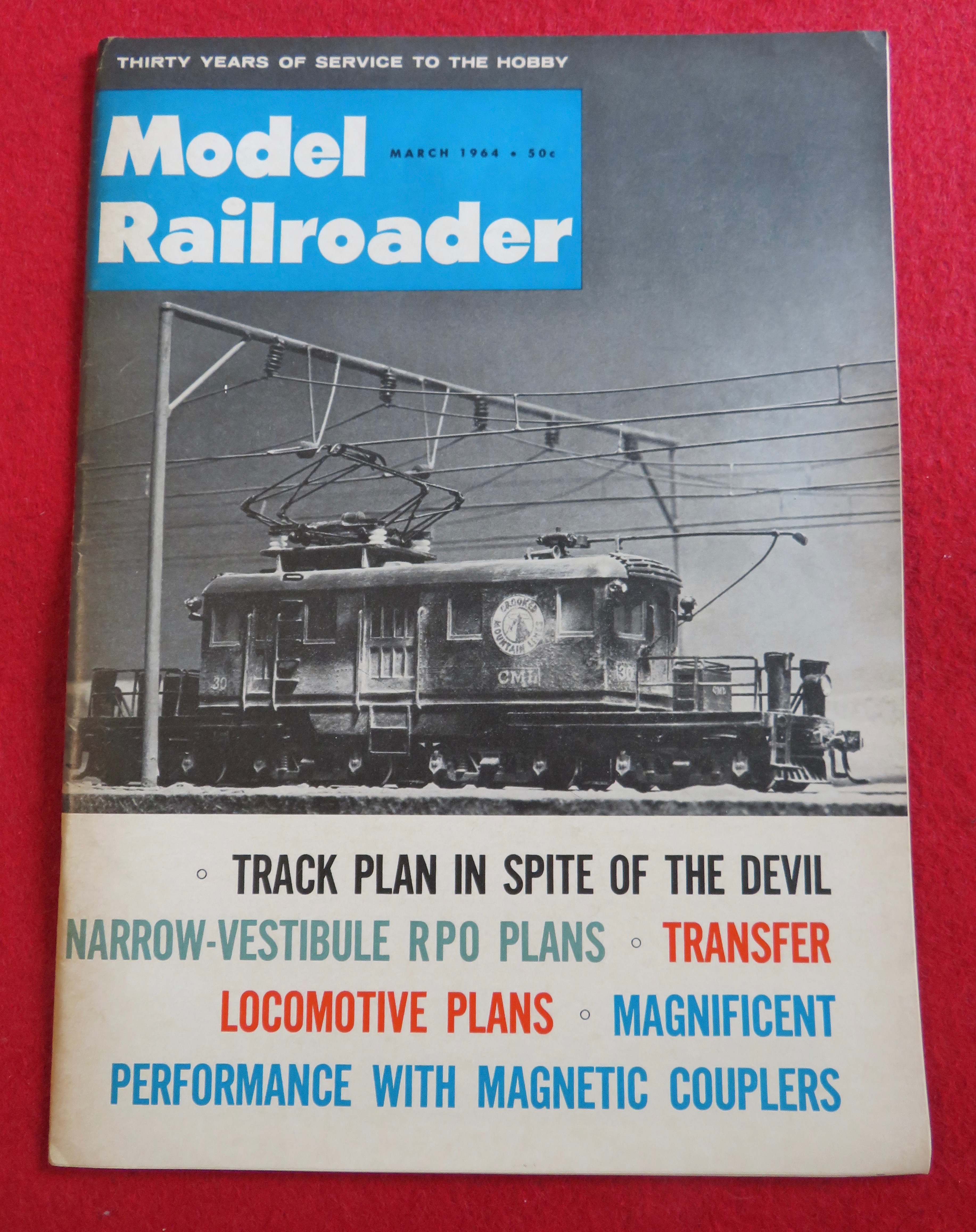 Model Railroader Magazine March 1964