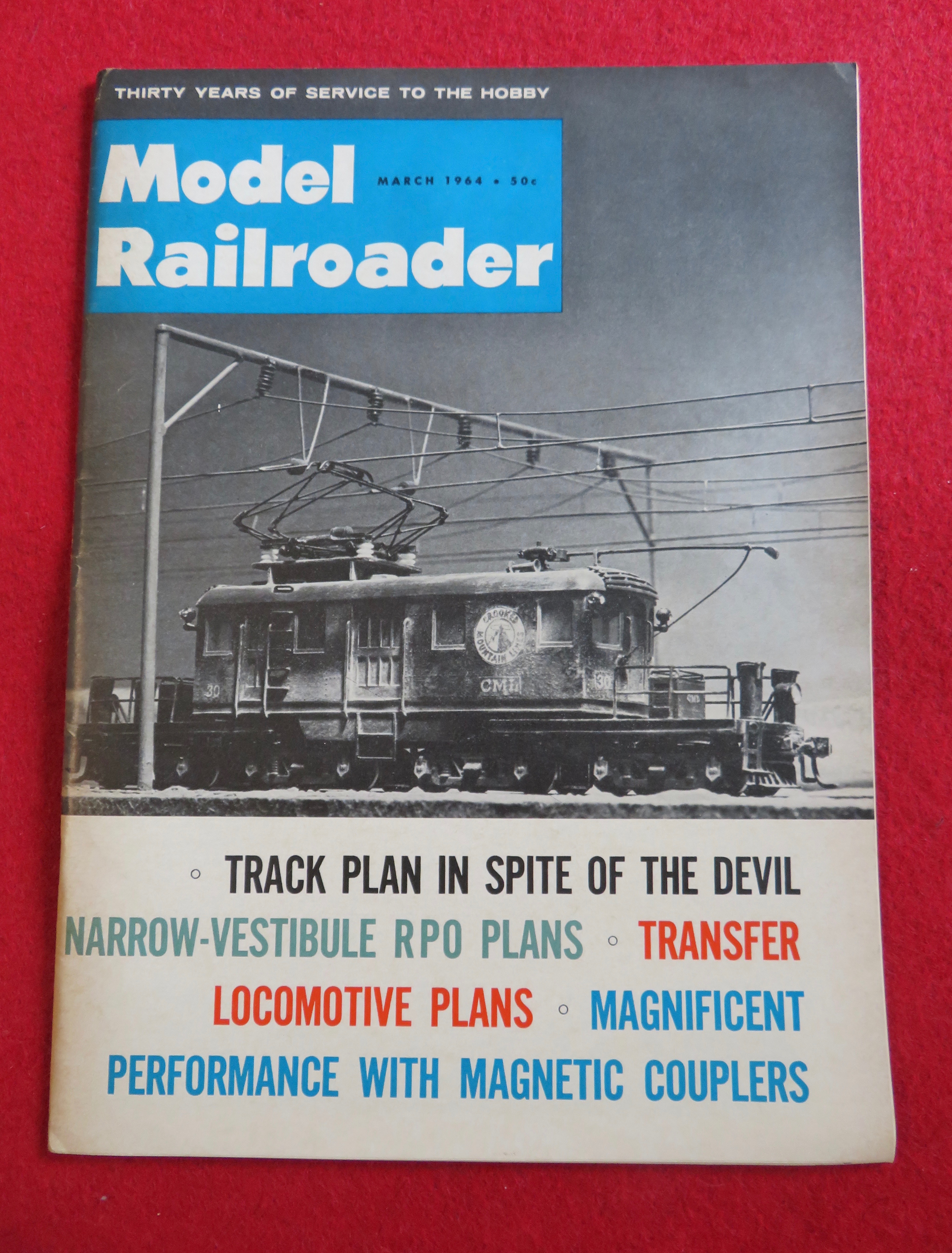 Model Railroader Magazine March 1964