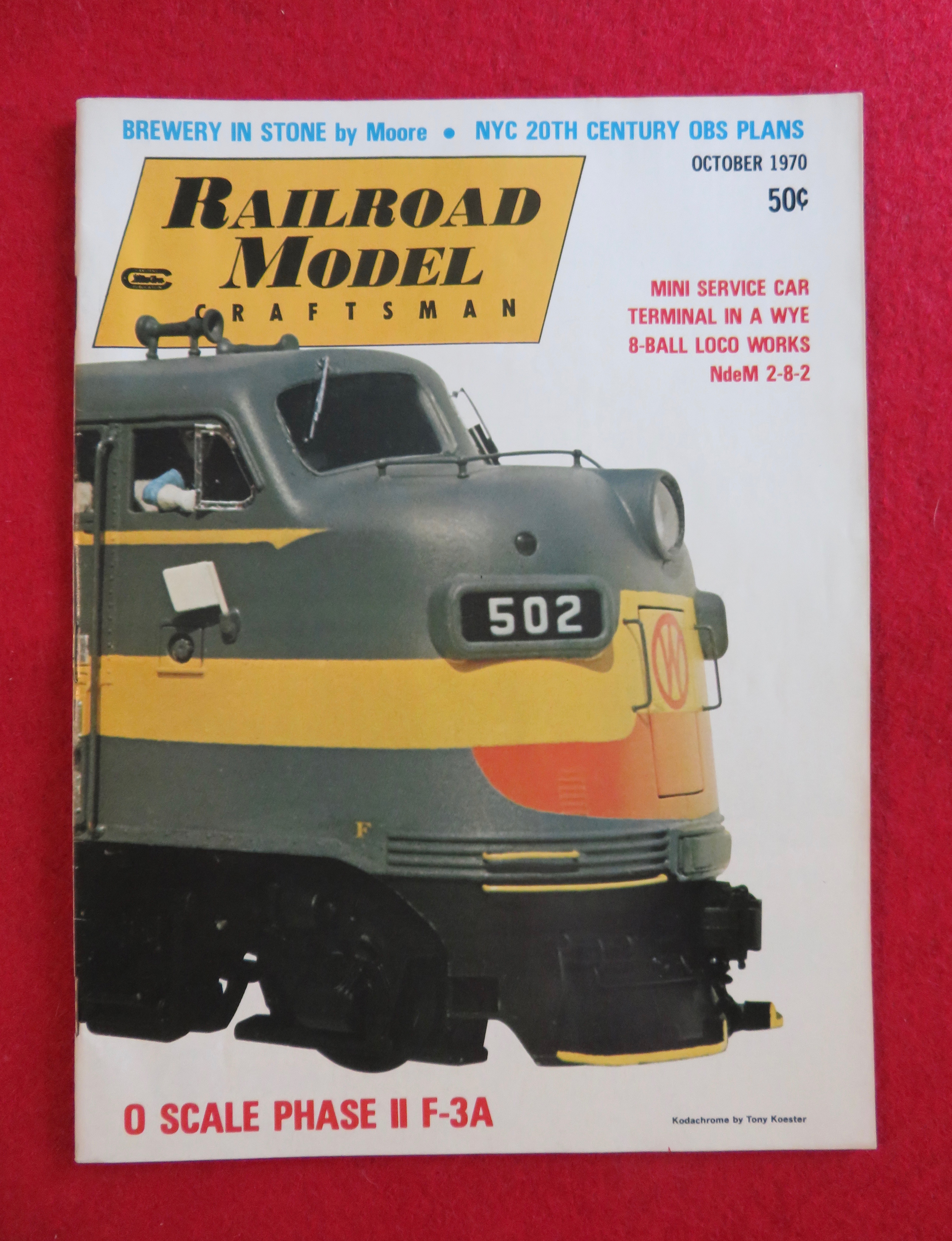 Railroad Model Craftsman Magazine October 1970